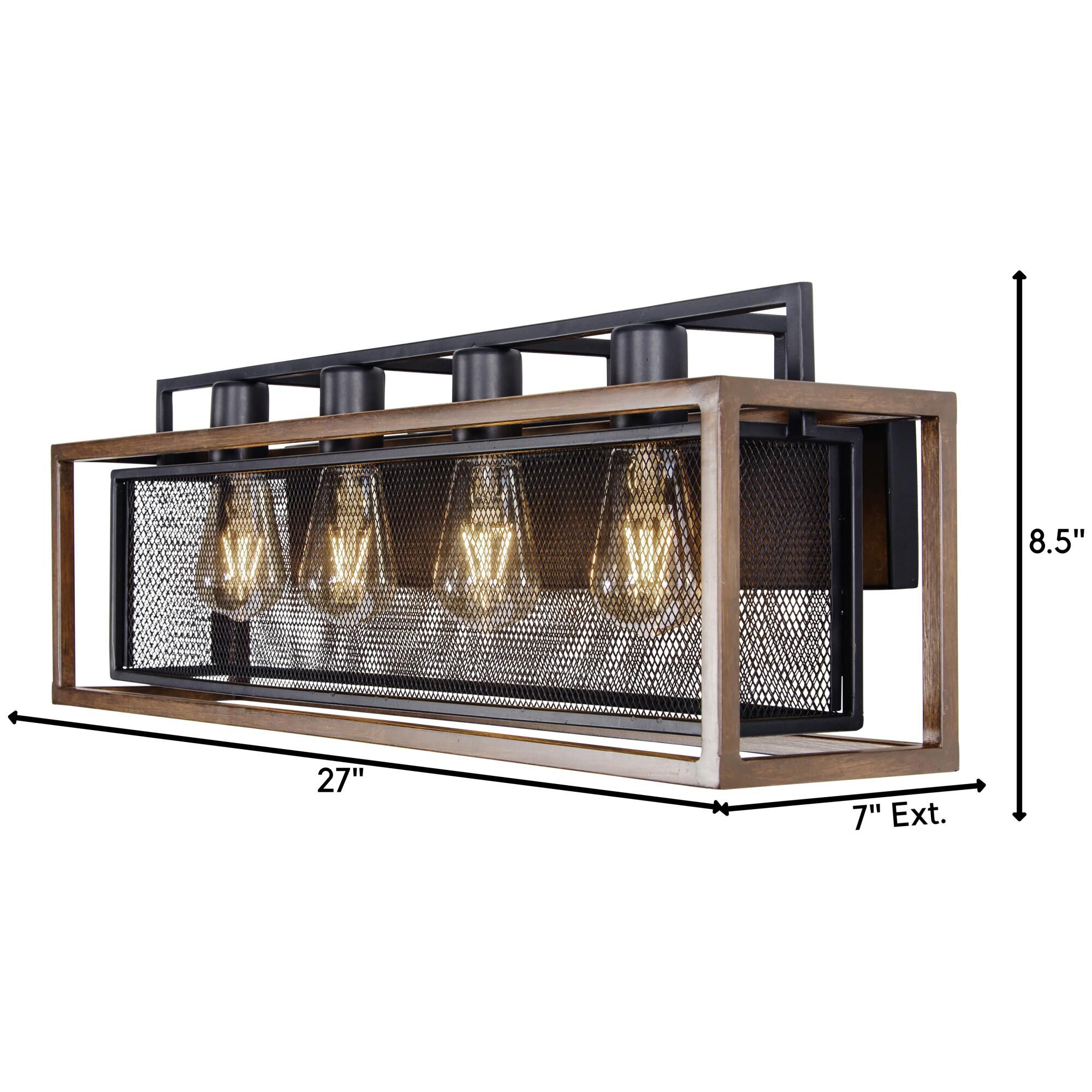 Shown in Dark Oak With Black finish