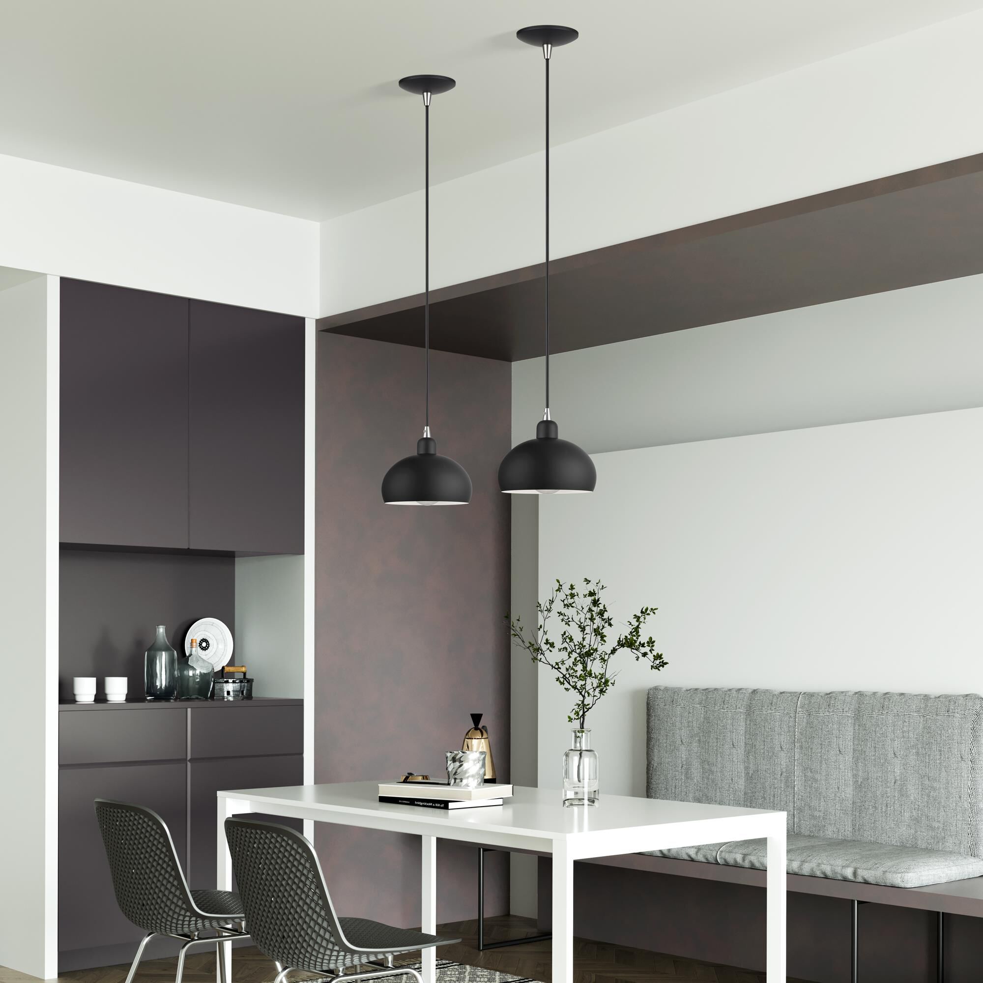 Domma 8 Inch Mini Pendant by Livex Lighting