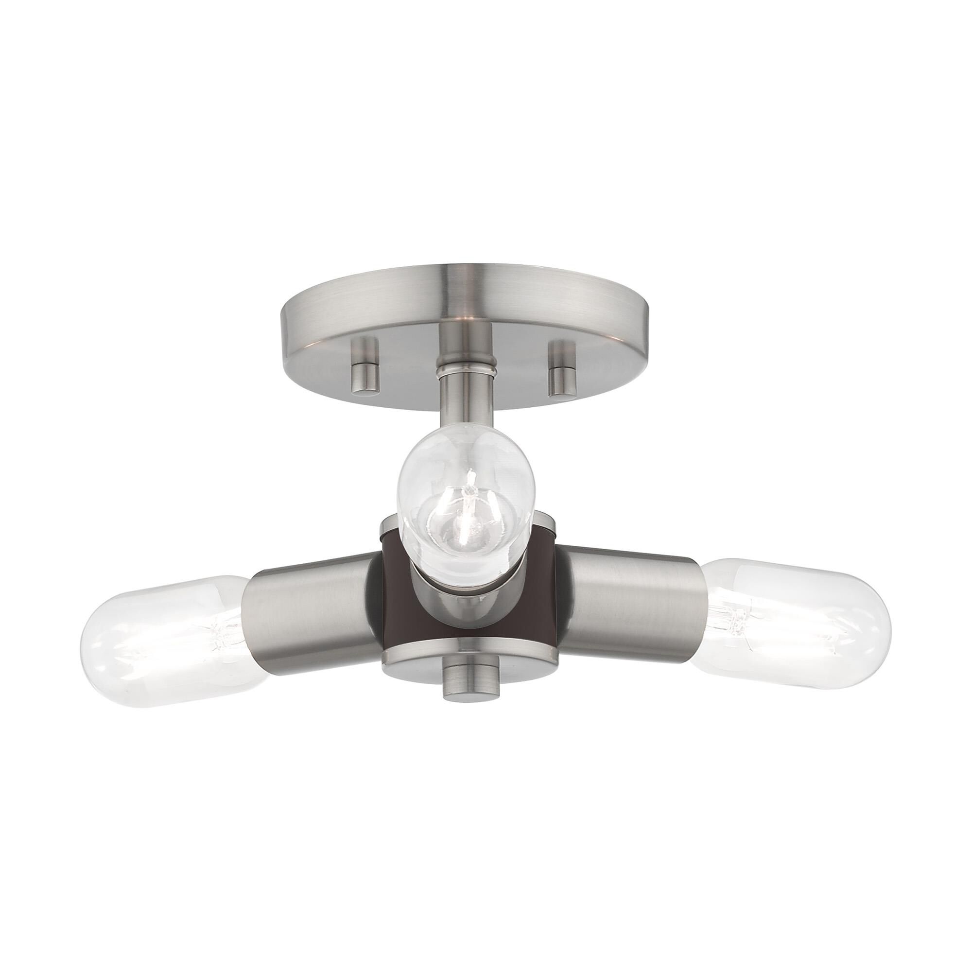 Copenhagen 3 Light Semi Flush Mount by Livex Lighting