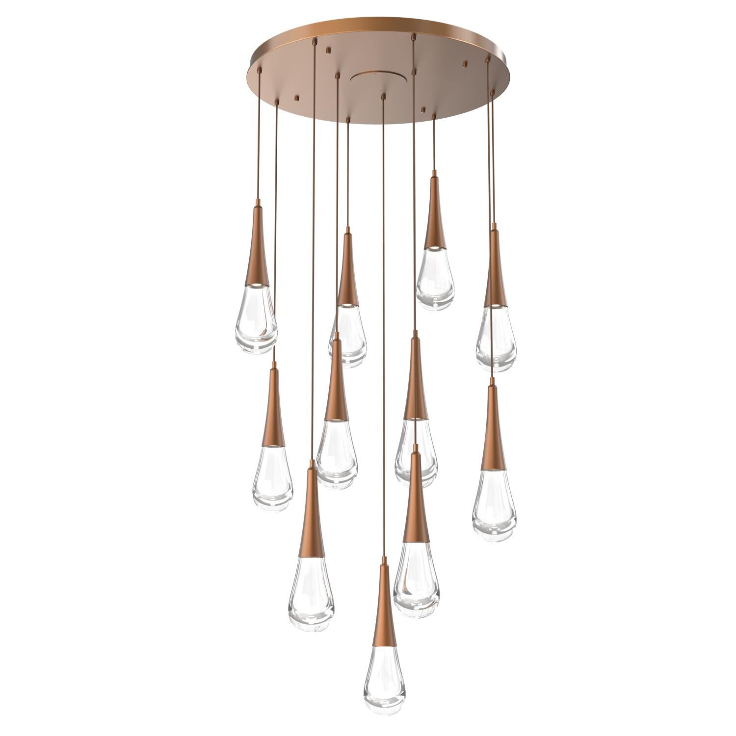 Raindrop 19 inch Multi Light Pendant by Hammerton Studio