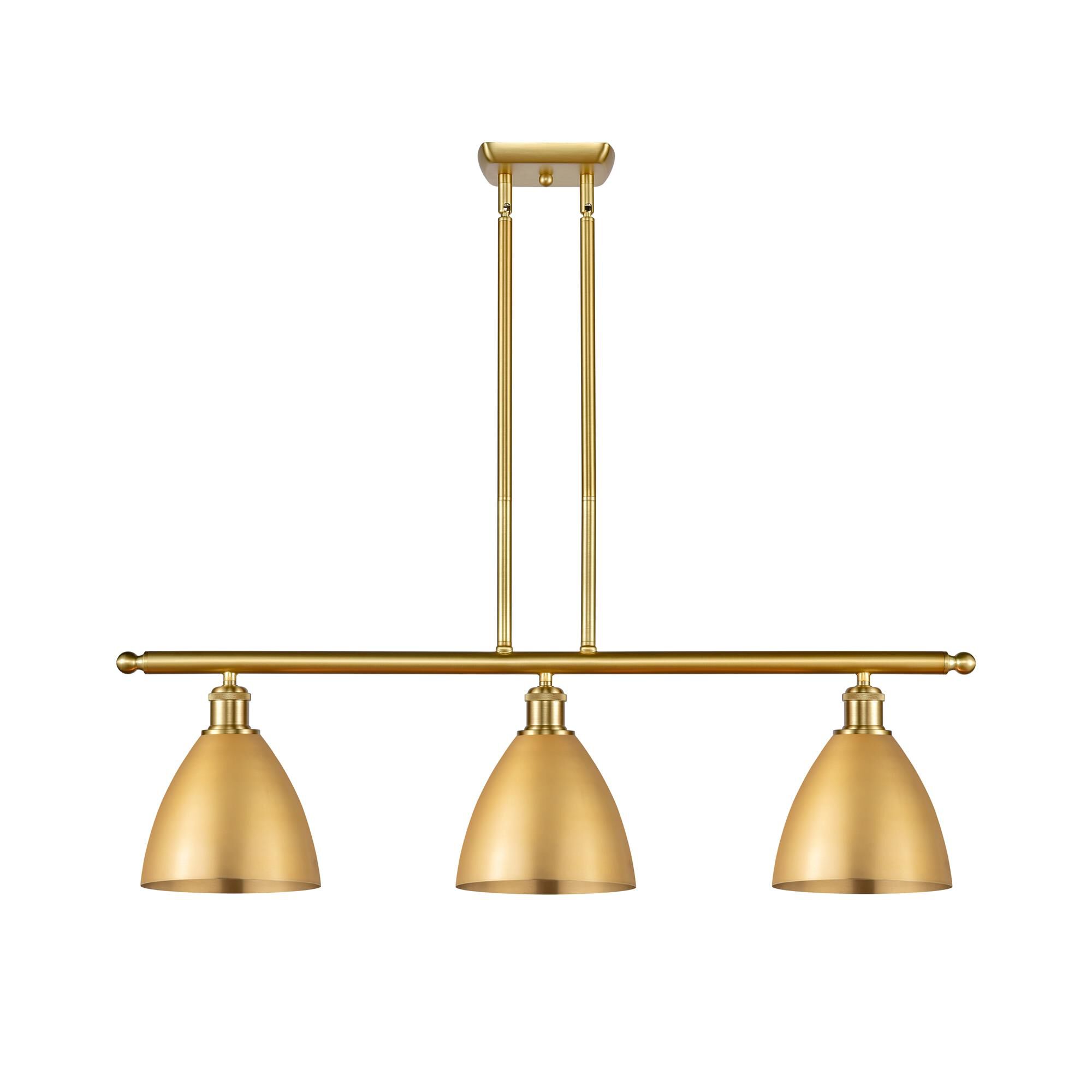 Bruno Marashlian Ballston Dome 36 Inch 3 Light Linear Suspension Light,