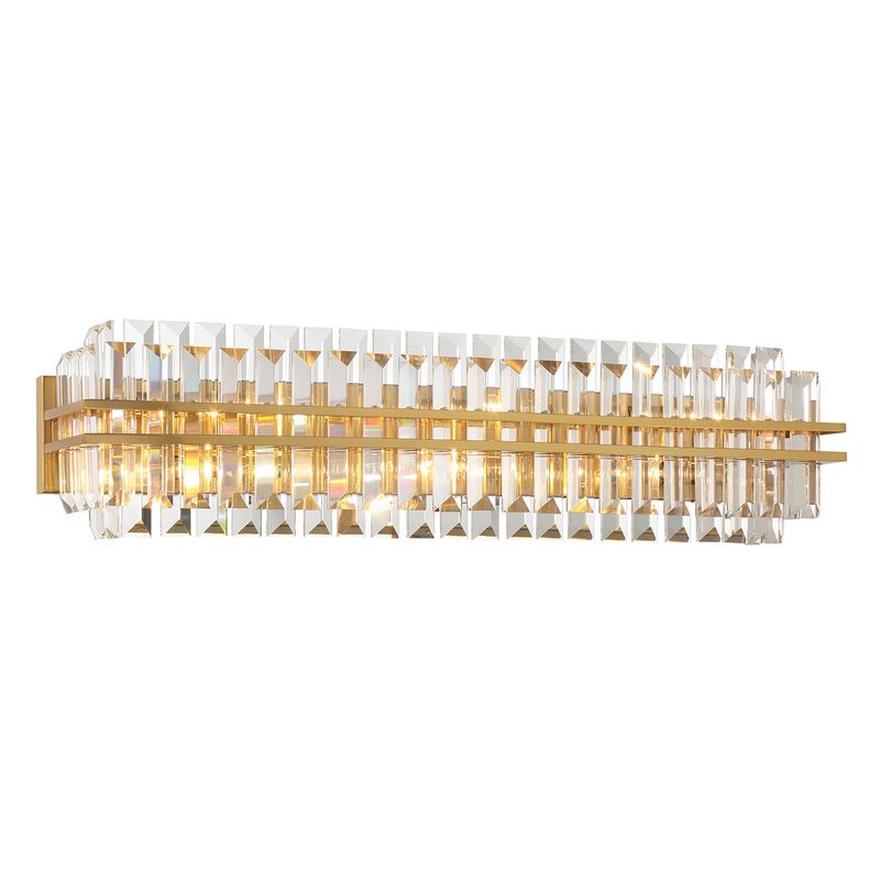 Hayes 32 Inch 6 Light Bath Vanity Light by Crystorama