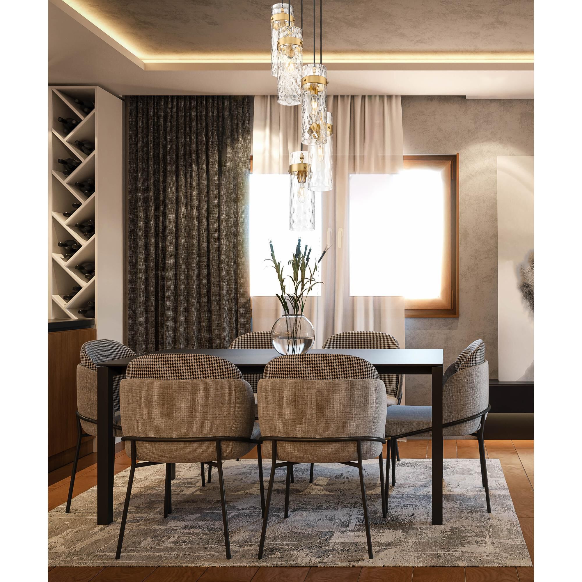 Fontaine 15 Inch Mini Chandelier by Z Lite