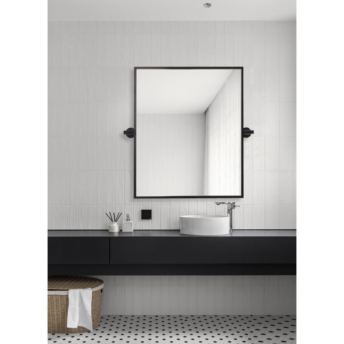 Shown in Black finish