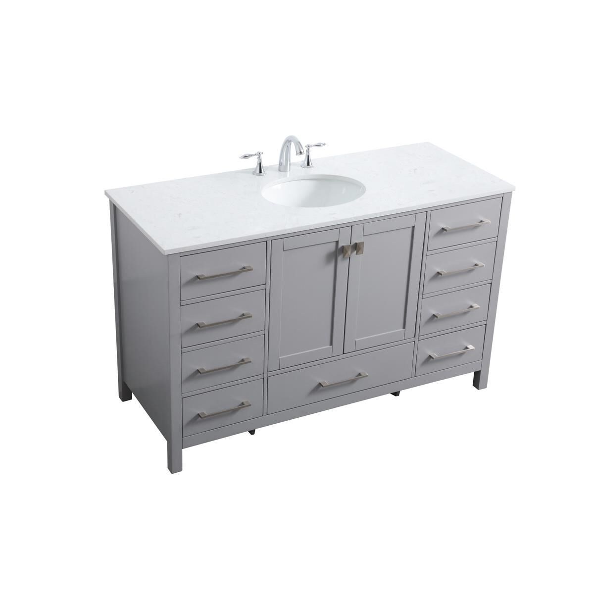 Shown in Grey finish