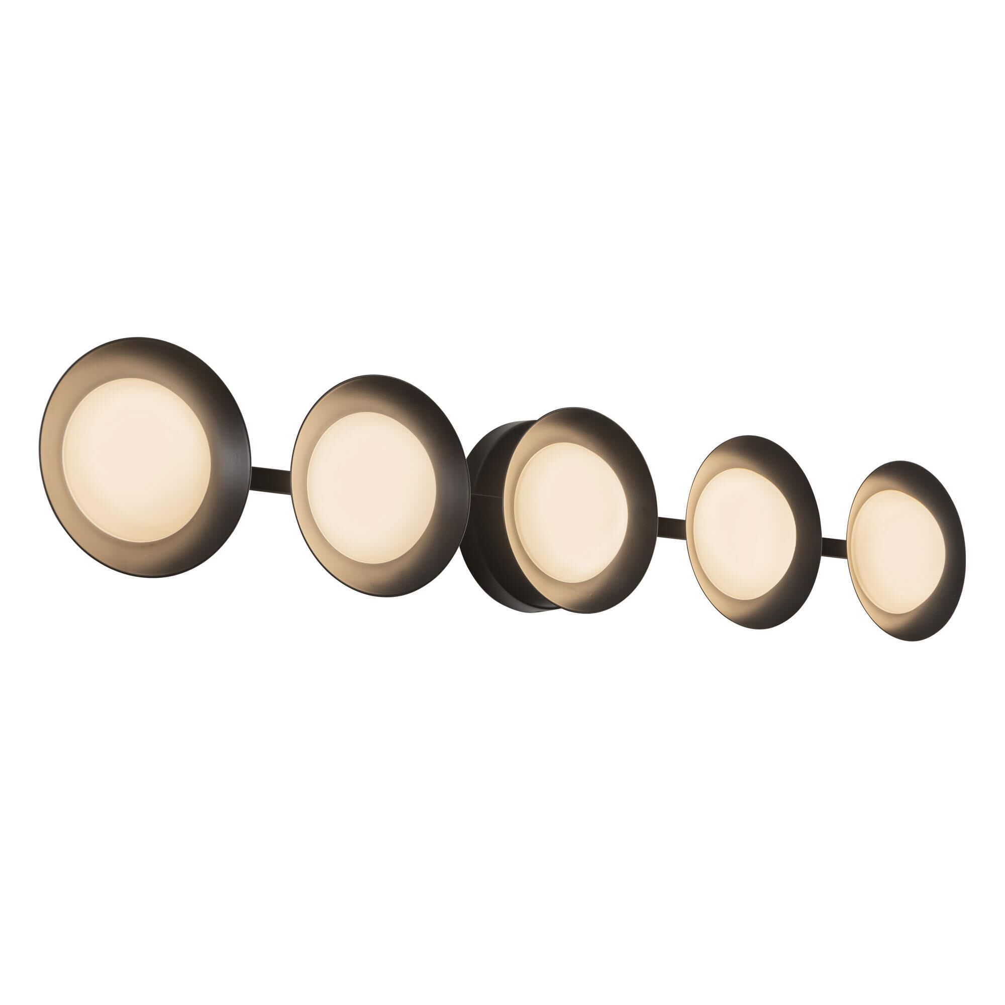 Shown in Black finish and Opal glass