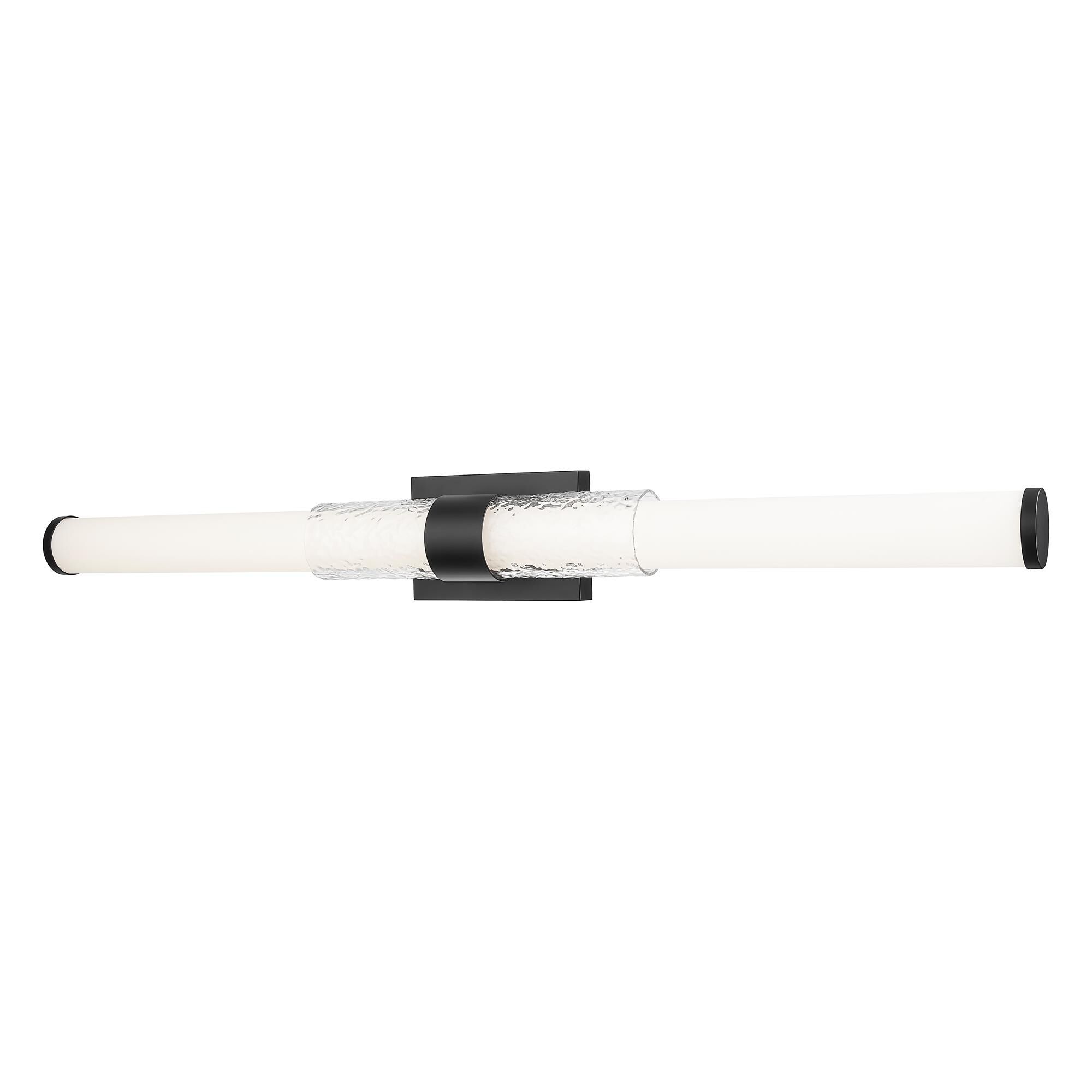 Shown in Matte Black finish and Matte Opal glass and Matte Opal shade