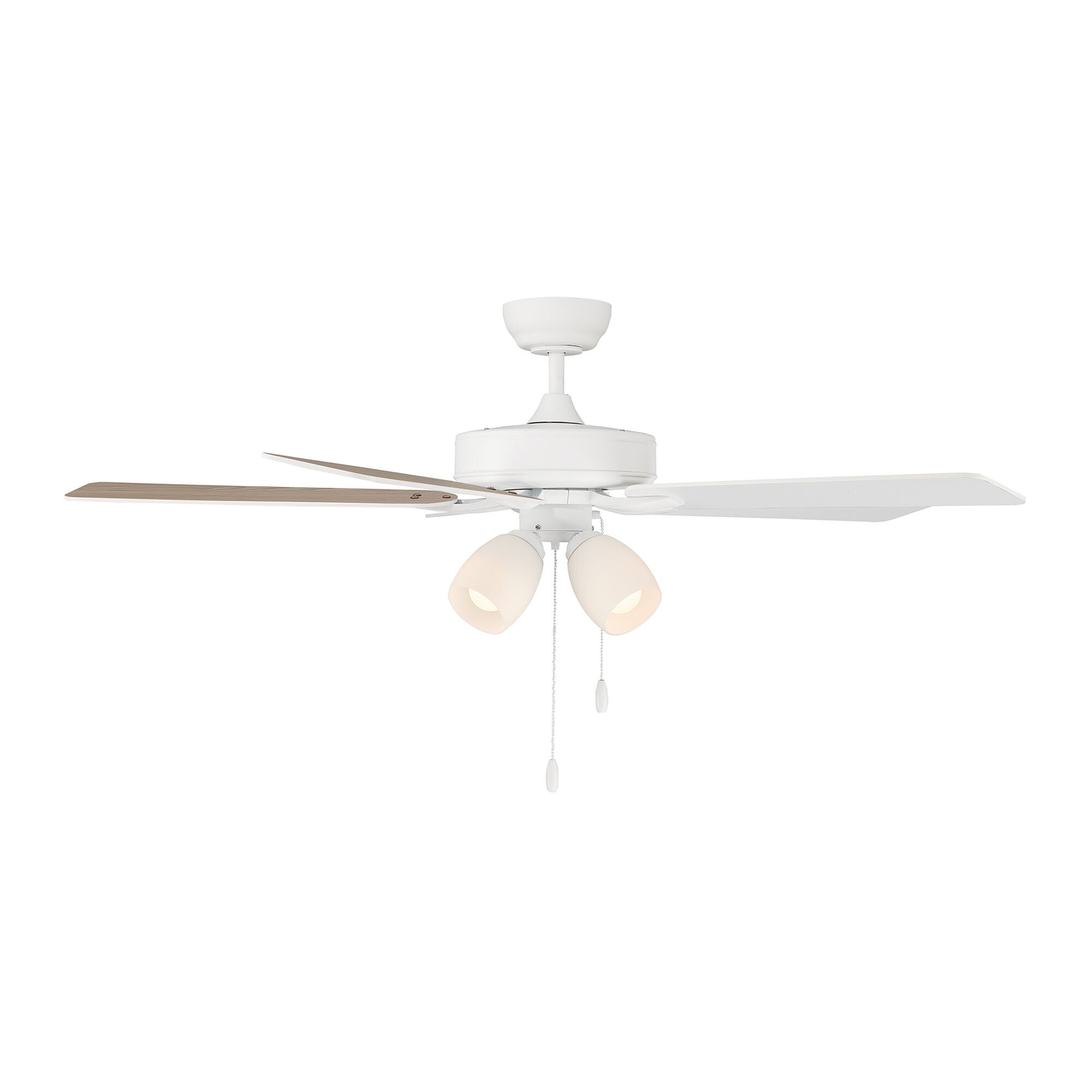 52 Inch Ceiling Fan with Light Kit,