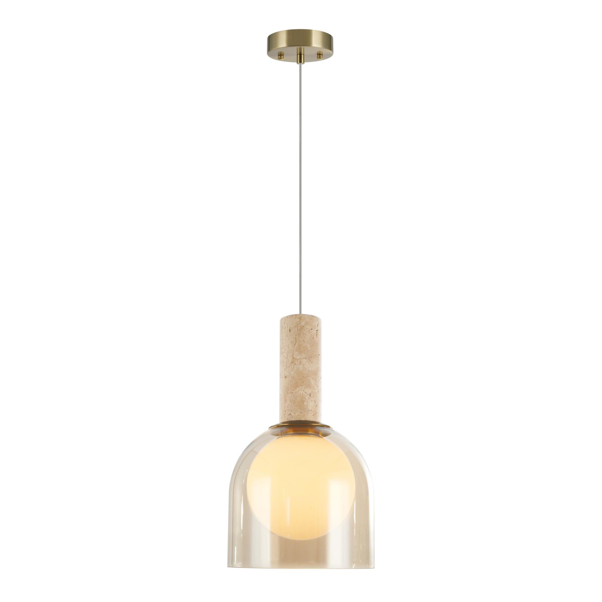 Shown in Brass finish
