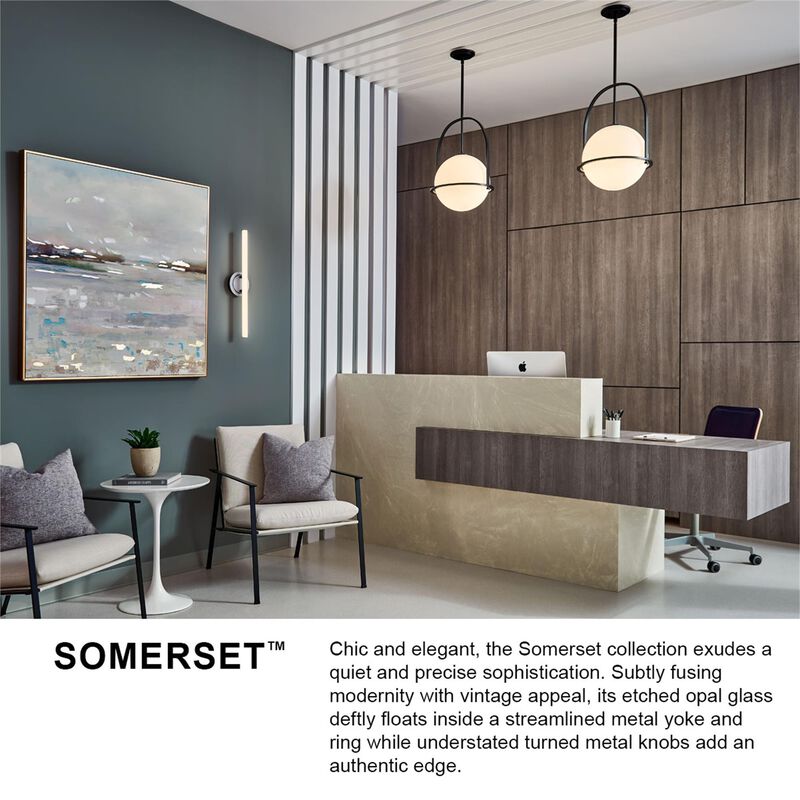 Somerset 11 Inch 1 Light LED Semi Flush Mount by Hinkley Lighting