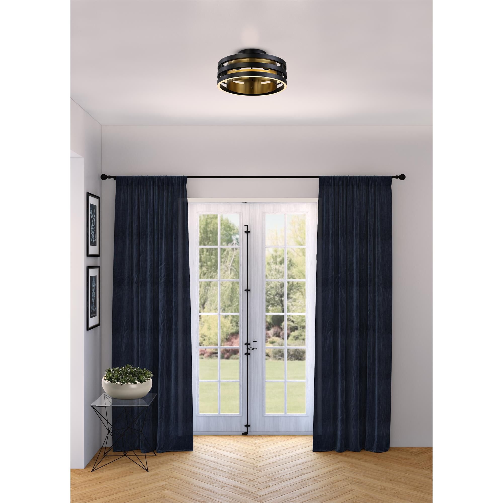 Kevin Kraemer Toledo 15 Inch Semi Flush Mount,