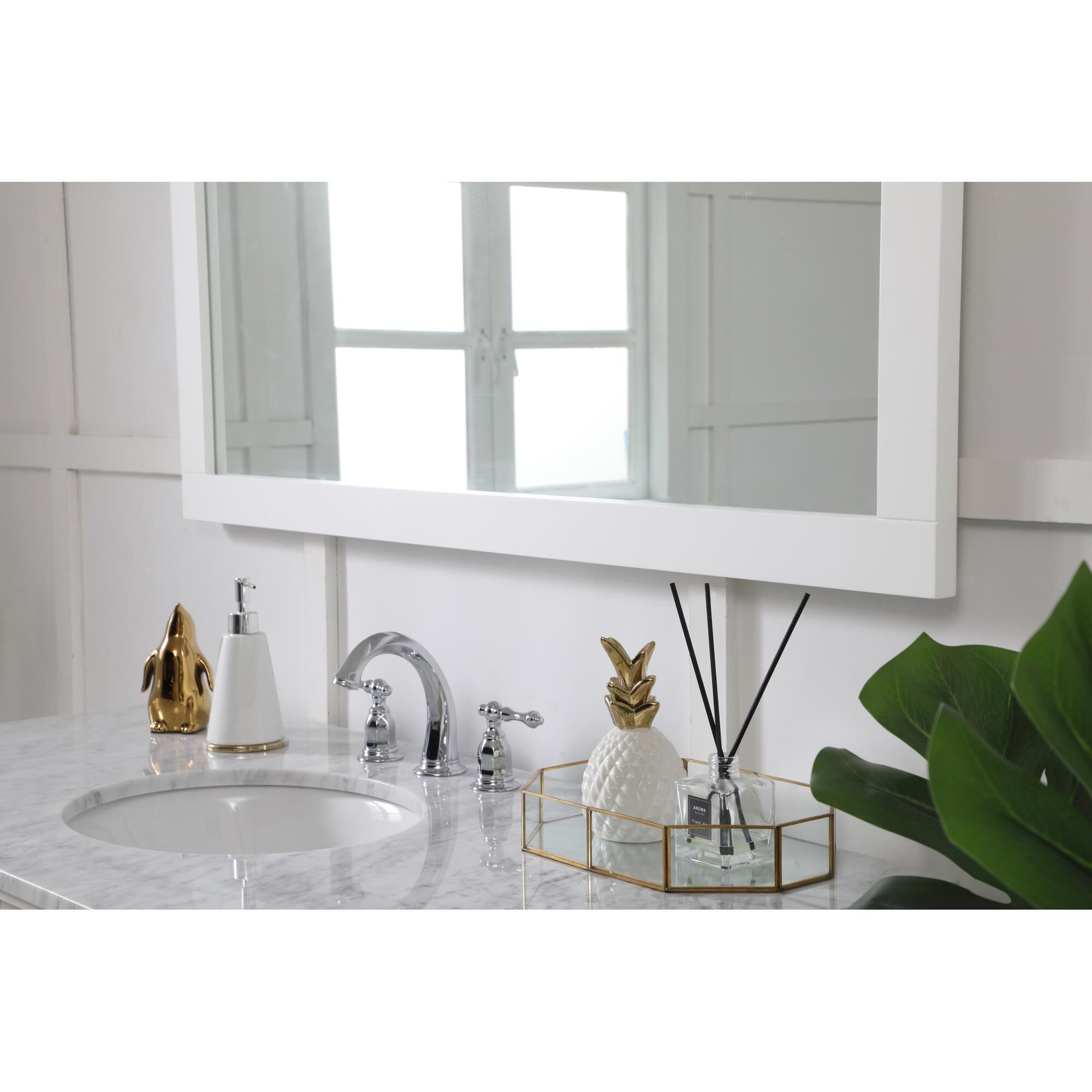 Shown in White finish