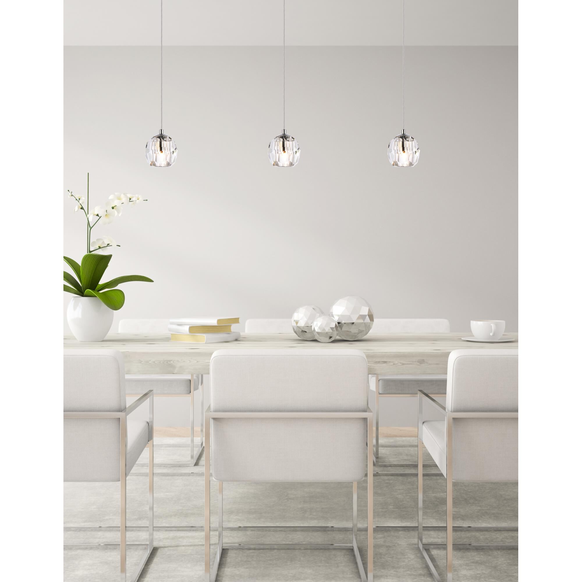 Eren 28 Inch 3 Light LED Linear Suspension Light by Elegant Lighting