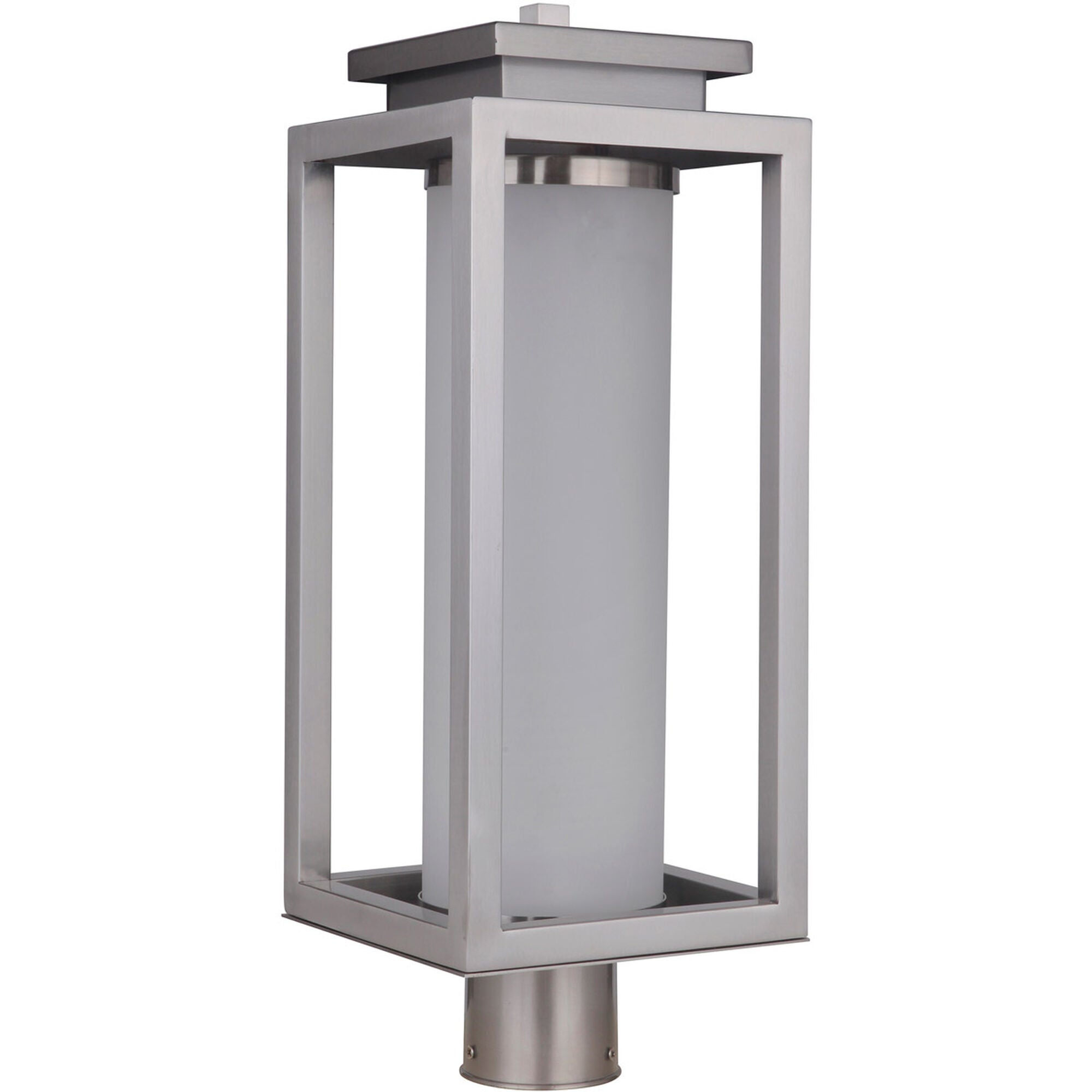 Shown in Stainless Steel finish and Yes glass and Yes shade and Cylinder accent