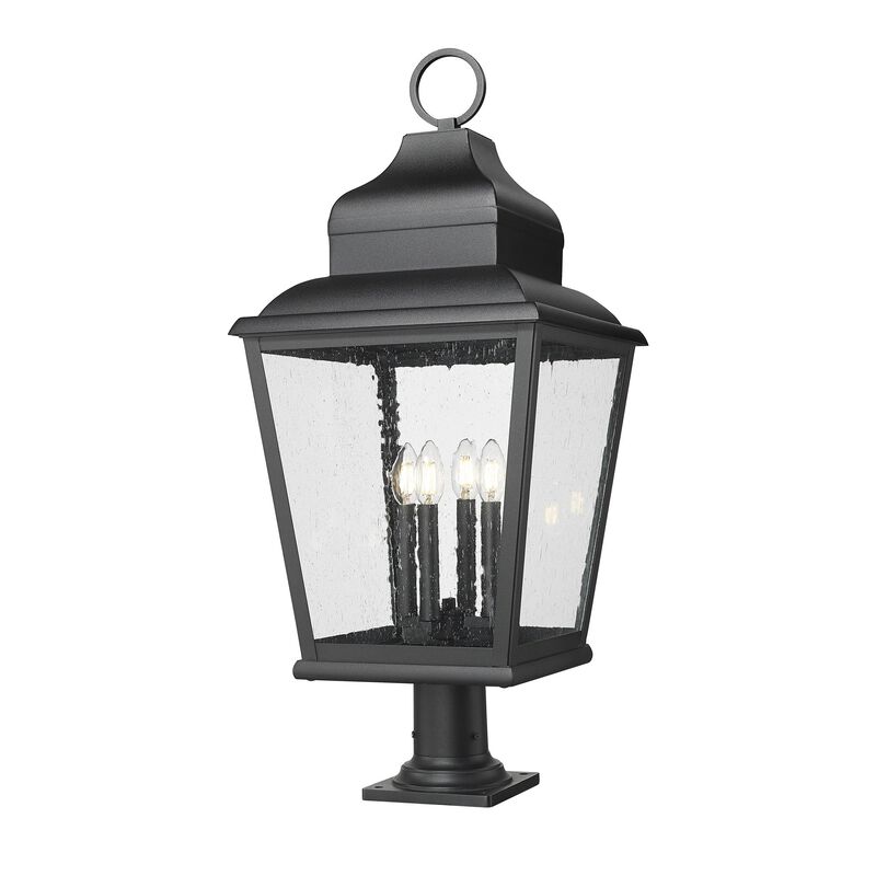 Raphael 35 Inch Outdoor Pier Lamp by Z-lite