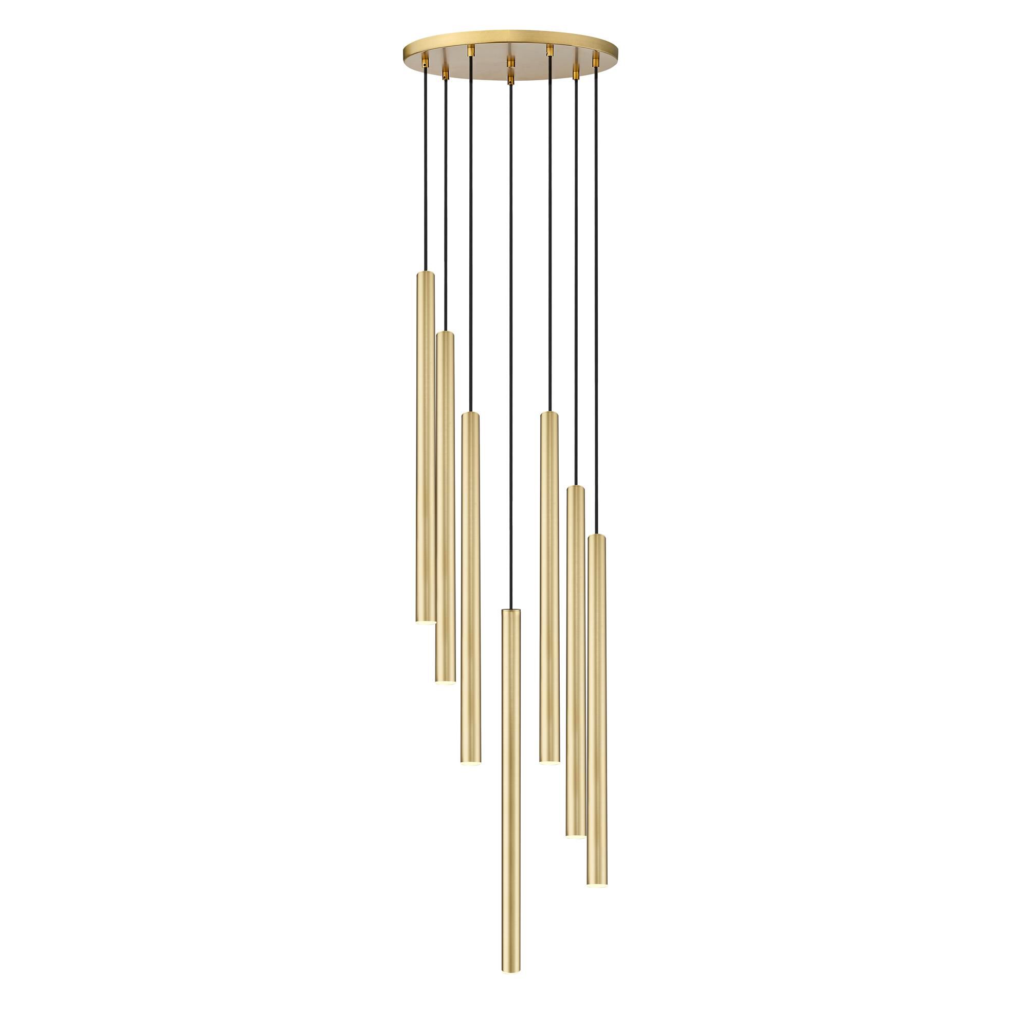 Shown in Modern Gold finish and Modern Gold glass and Modern Gold shade