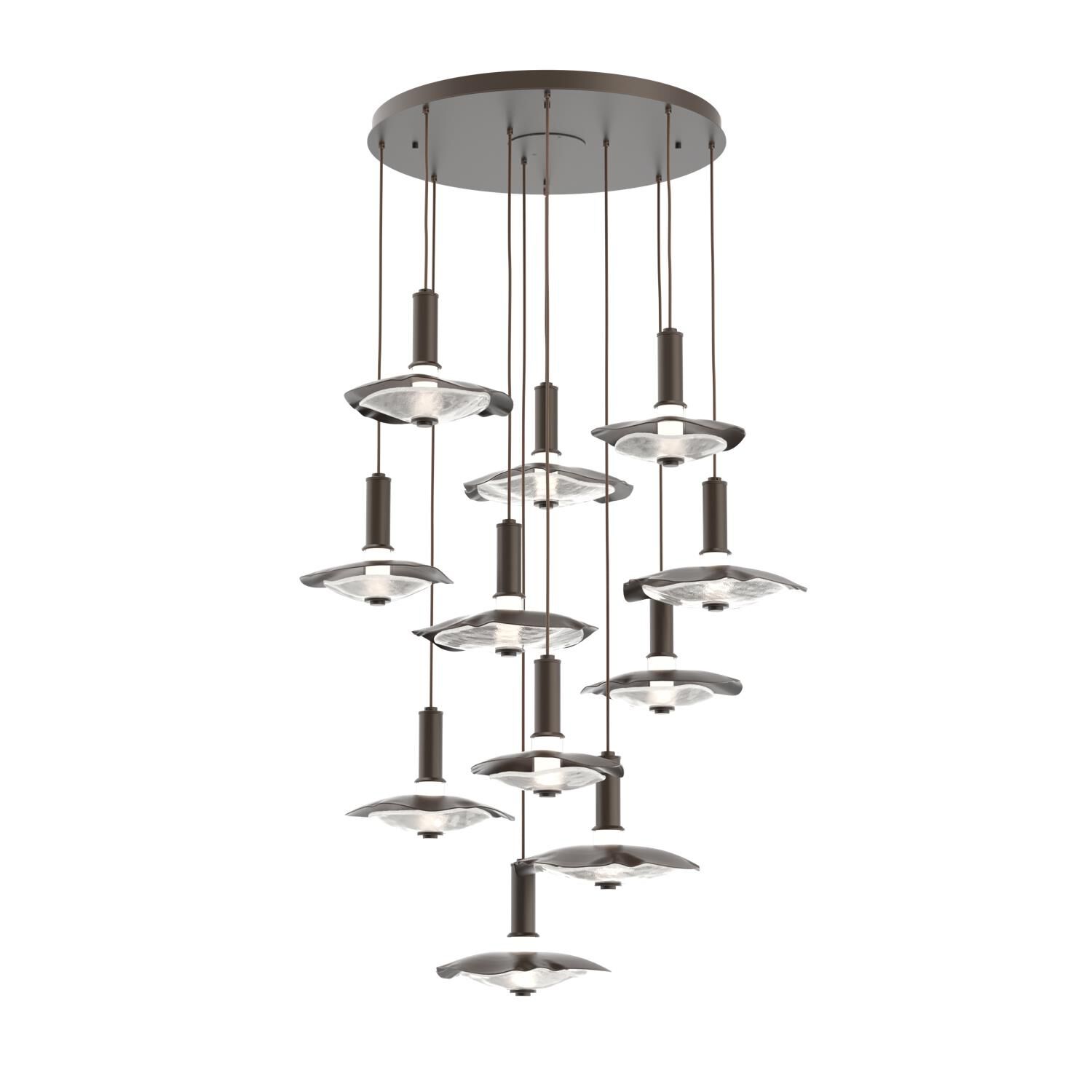 Shown in Flat Bronze finish and Clear Granite accent