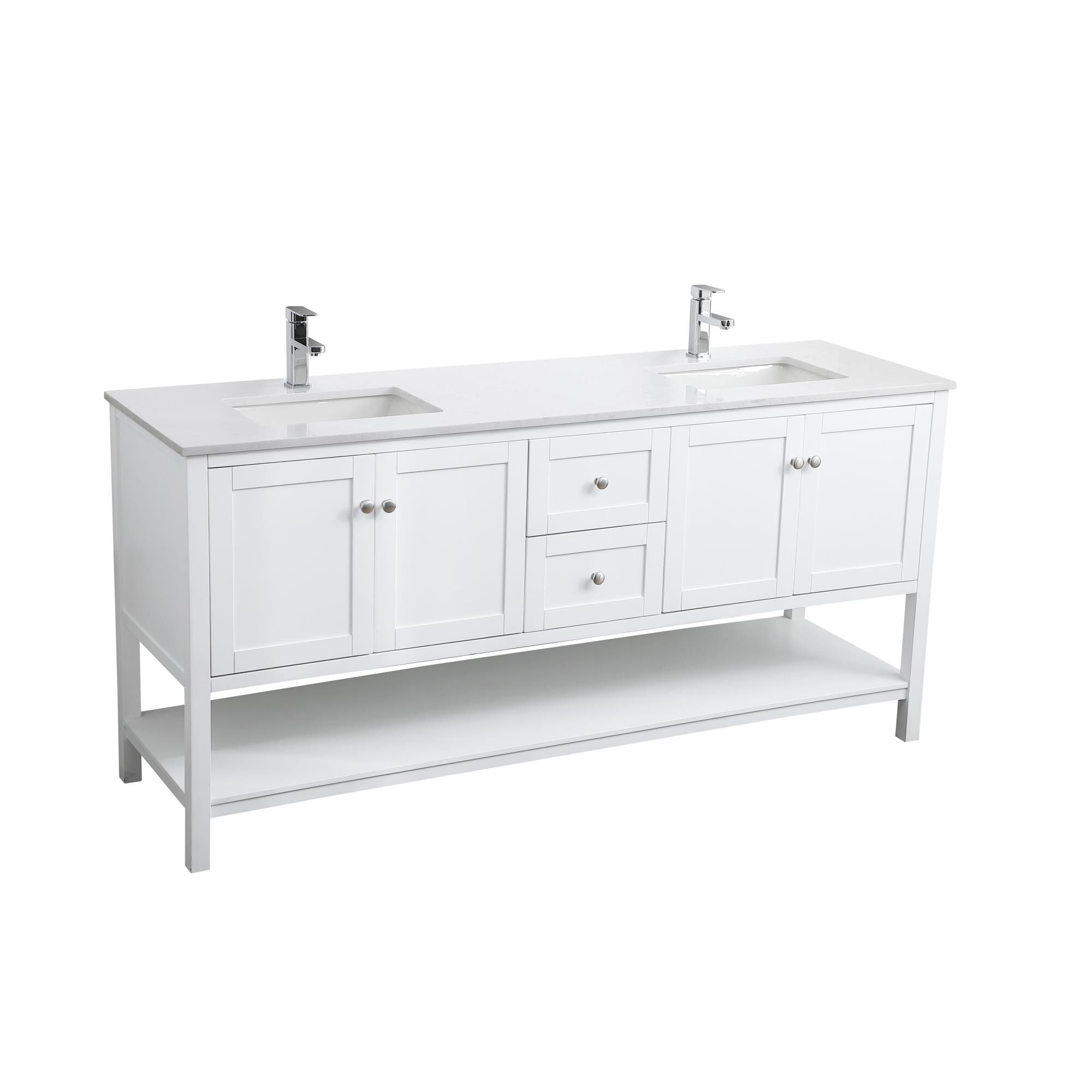 Shown in White finish