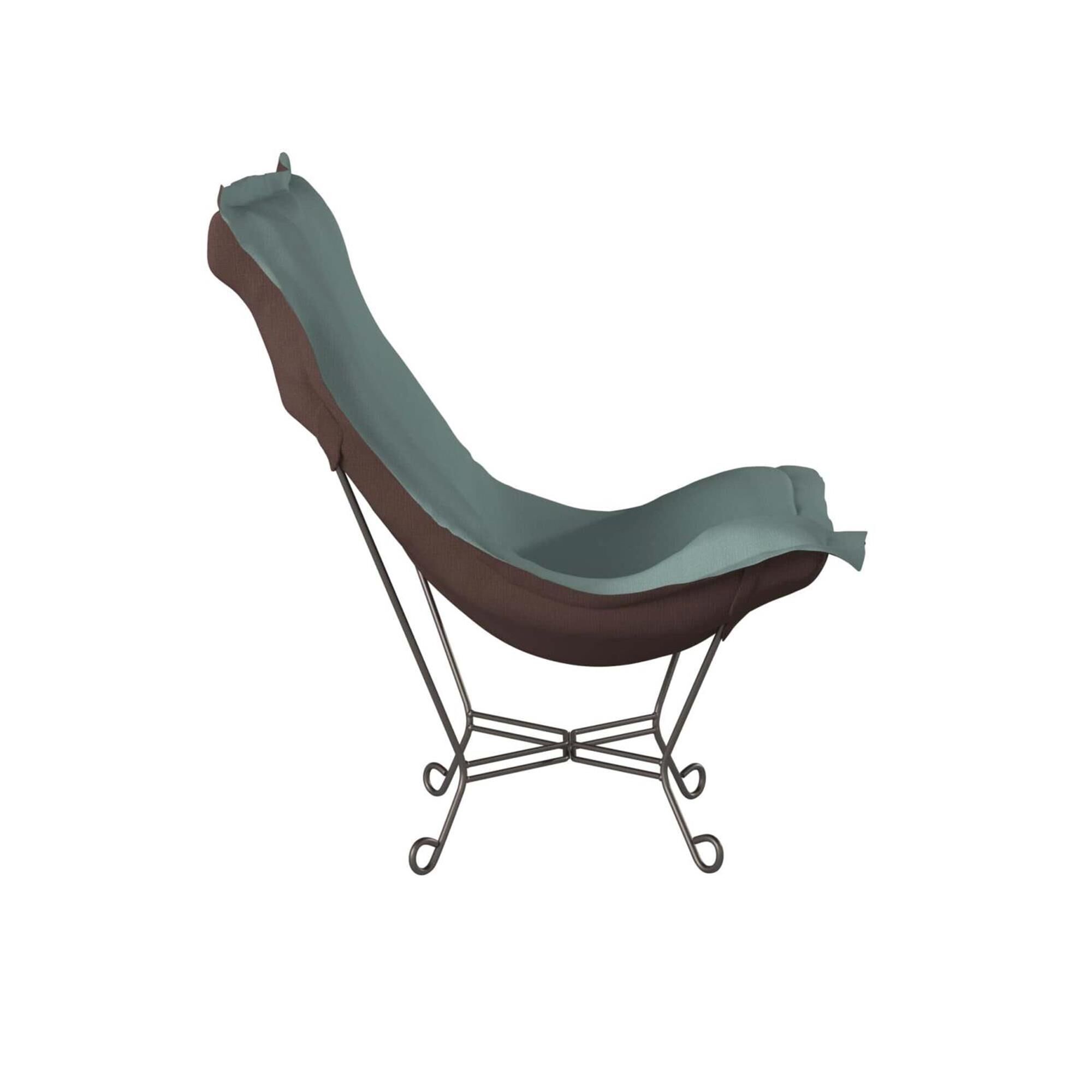 Scroll Puff Side Chair,