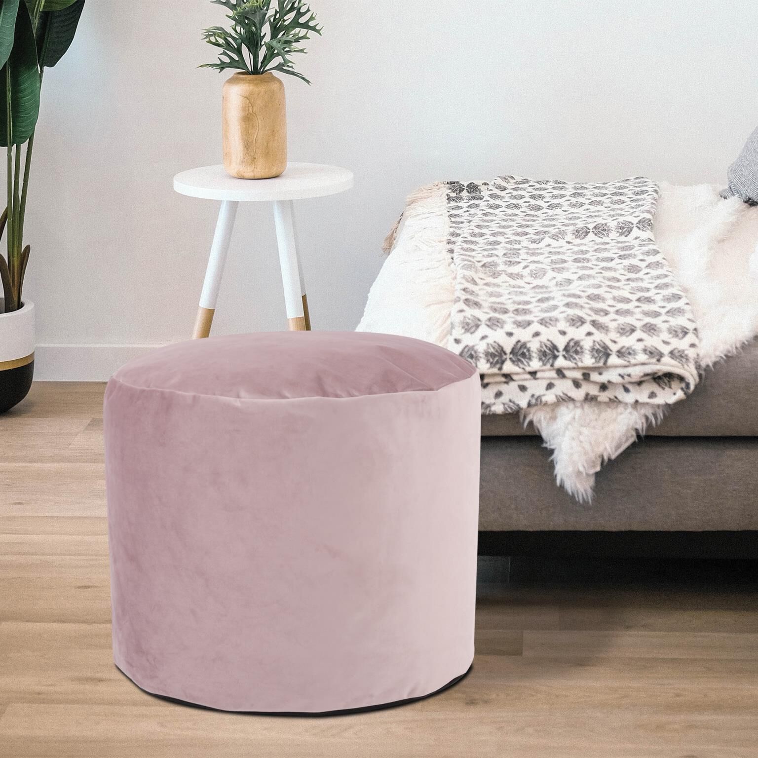 The Bella Pouf Ottoman by Howard Elliott Collection