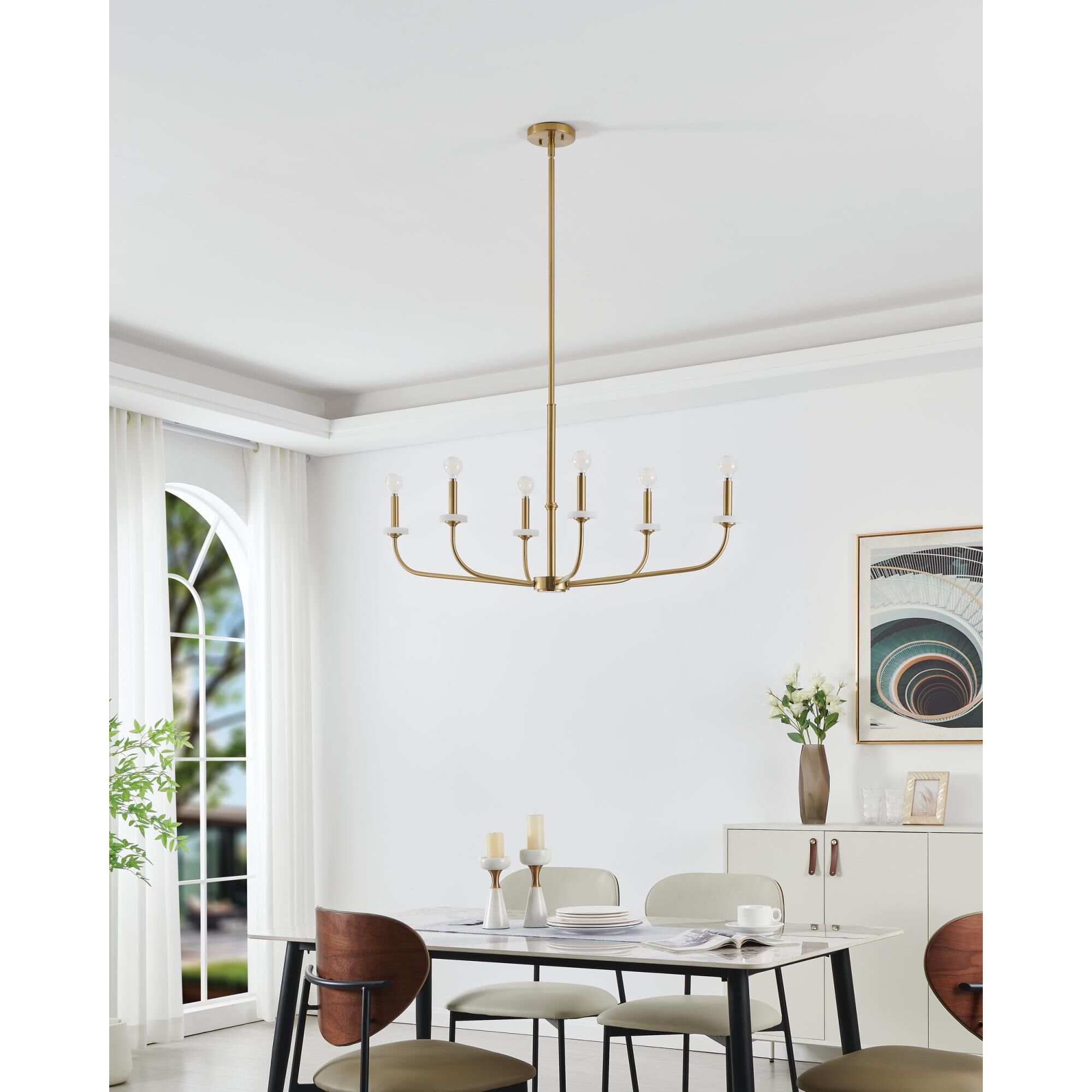 Shown in Brushed Gold finish