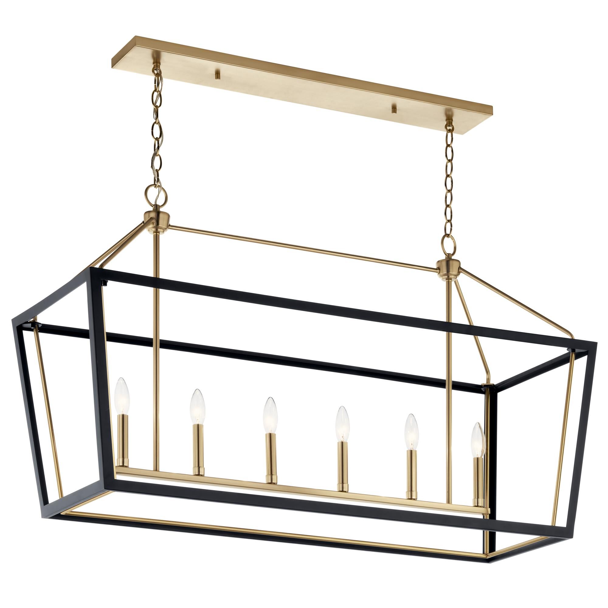 Delvin 44 Inch 6 Light Linear Suspension Light by Kichler Lighting