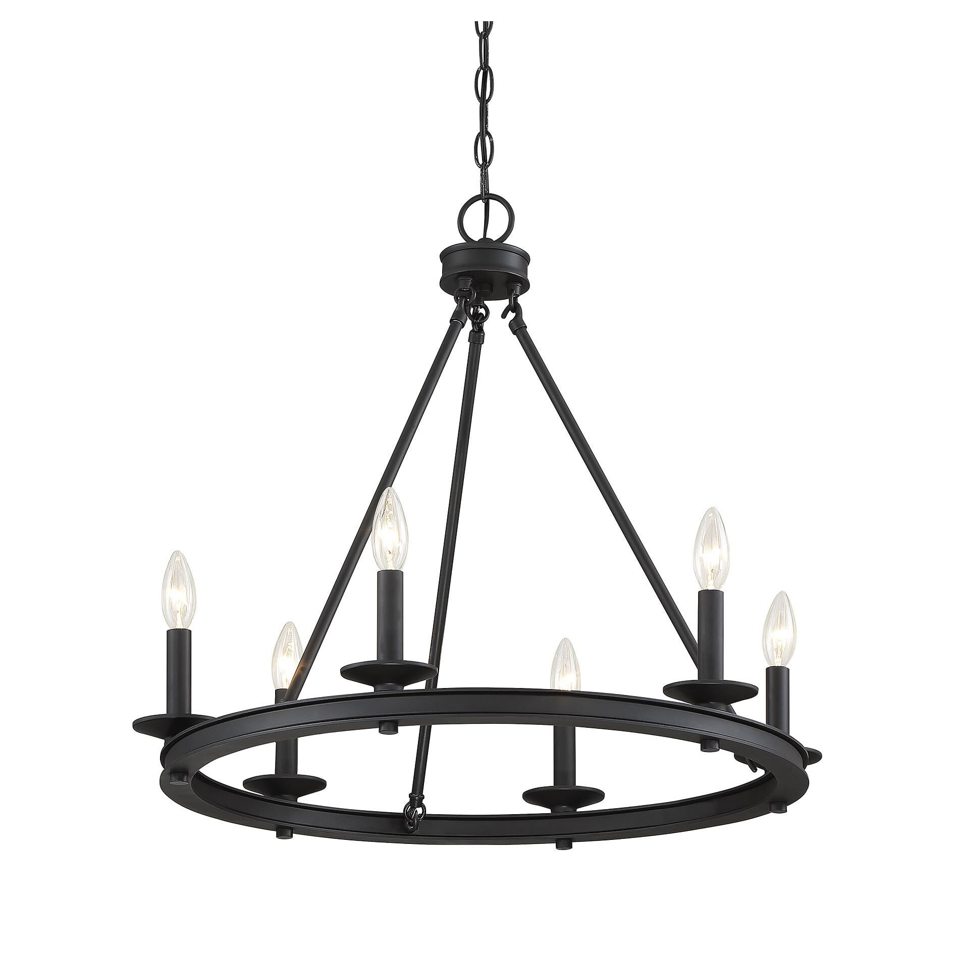 Middleton 25 Inch 6 Light Chandelier by Savoy House