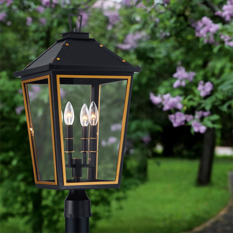 Hawkins 25 Inch Outdoor Post Lamp by Crystorama