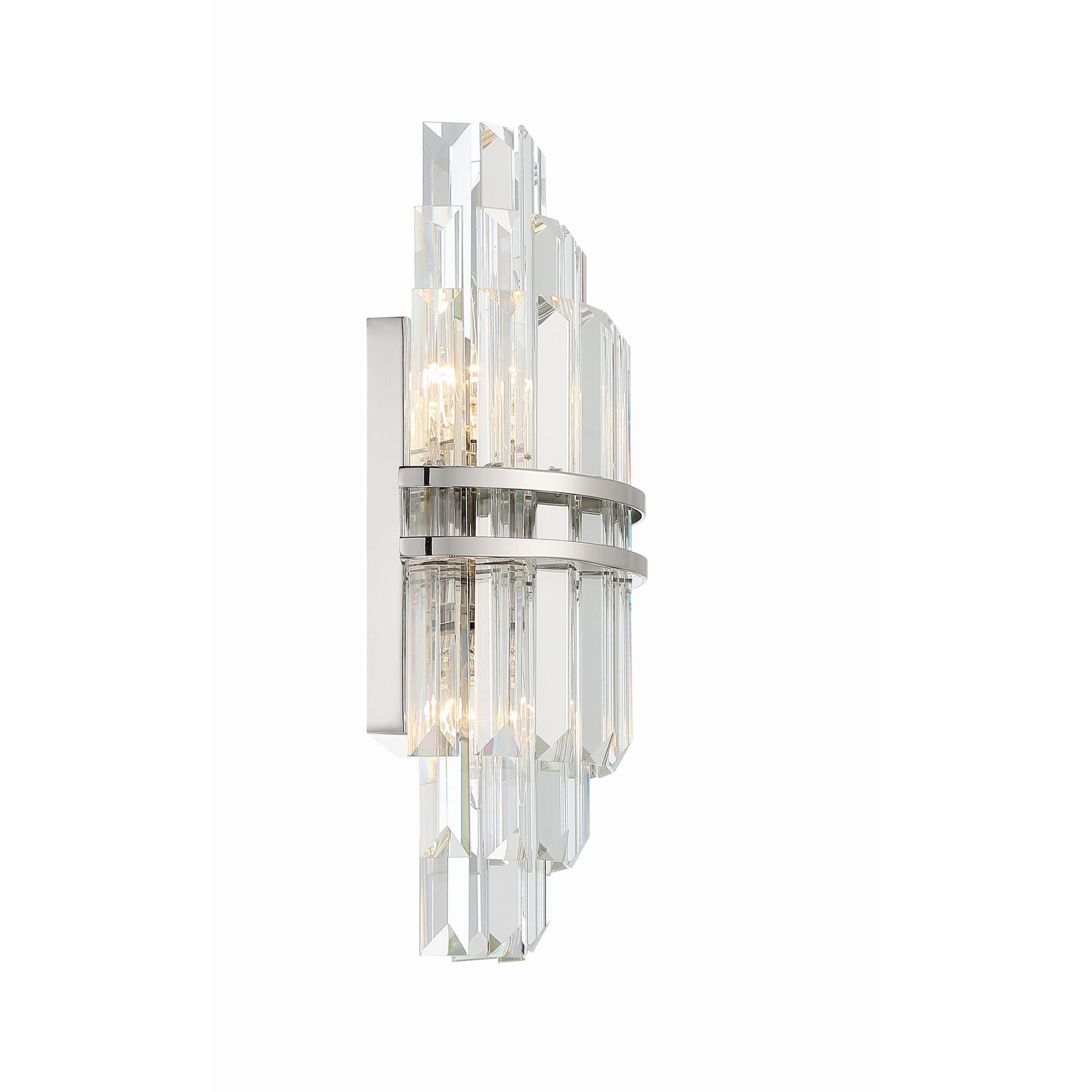 Hayes 8 Inch Wall Sconce by Crystorama