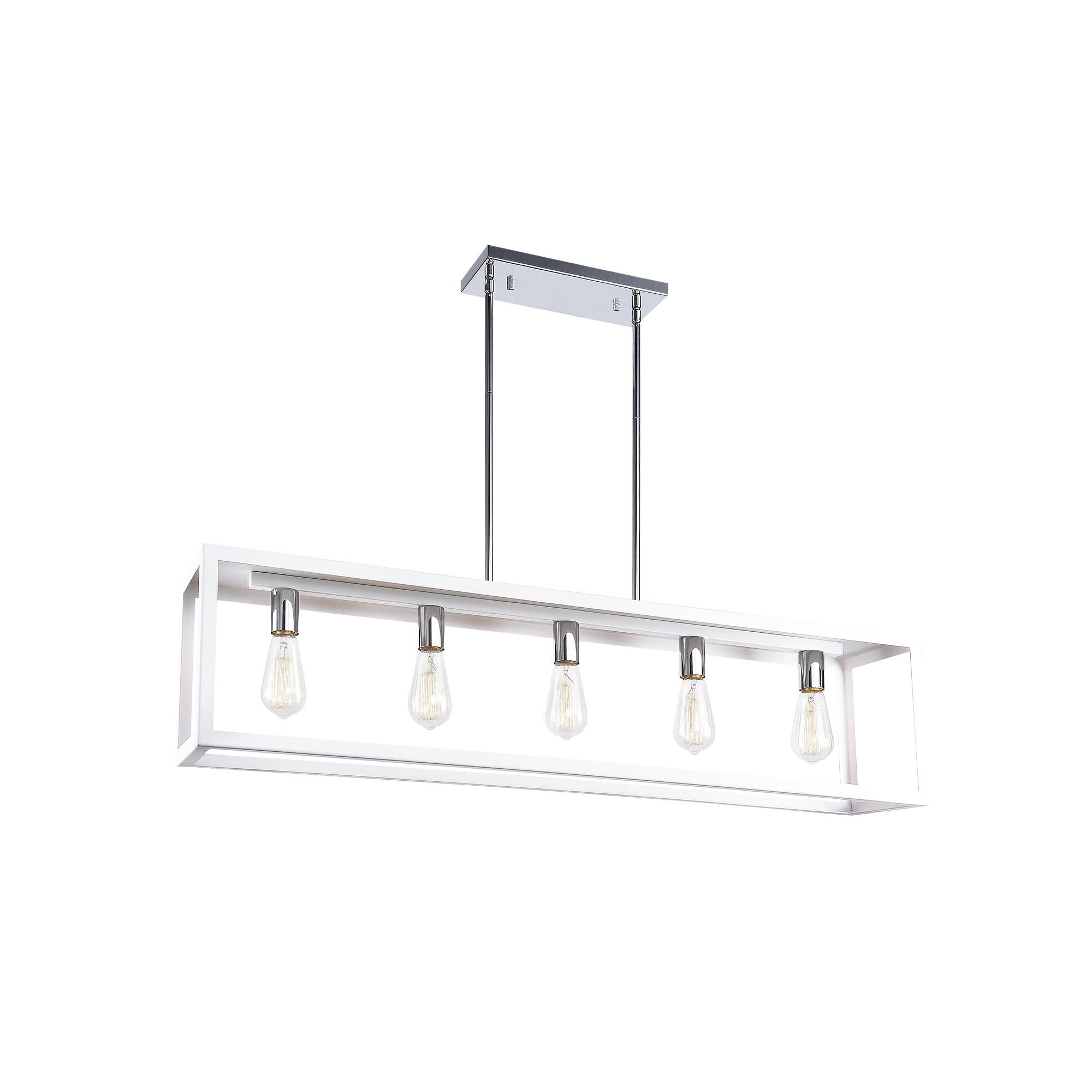 Flare 44 Inch 5 Light Linear Suspension Light by Matteo Lighting