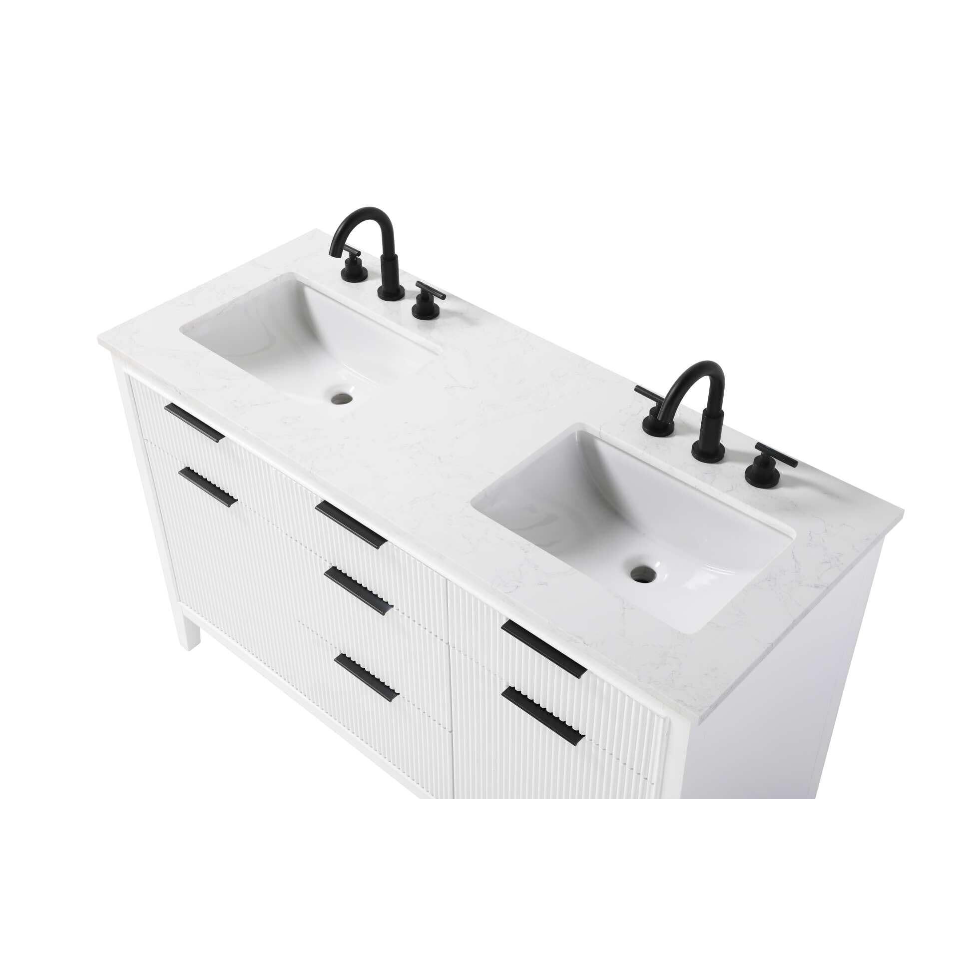 Langston 54 Inch Bath Vanity by Elegant Decor