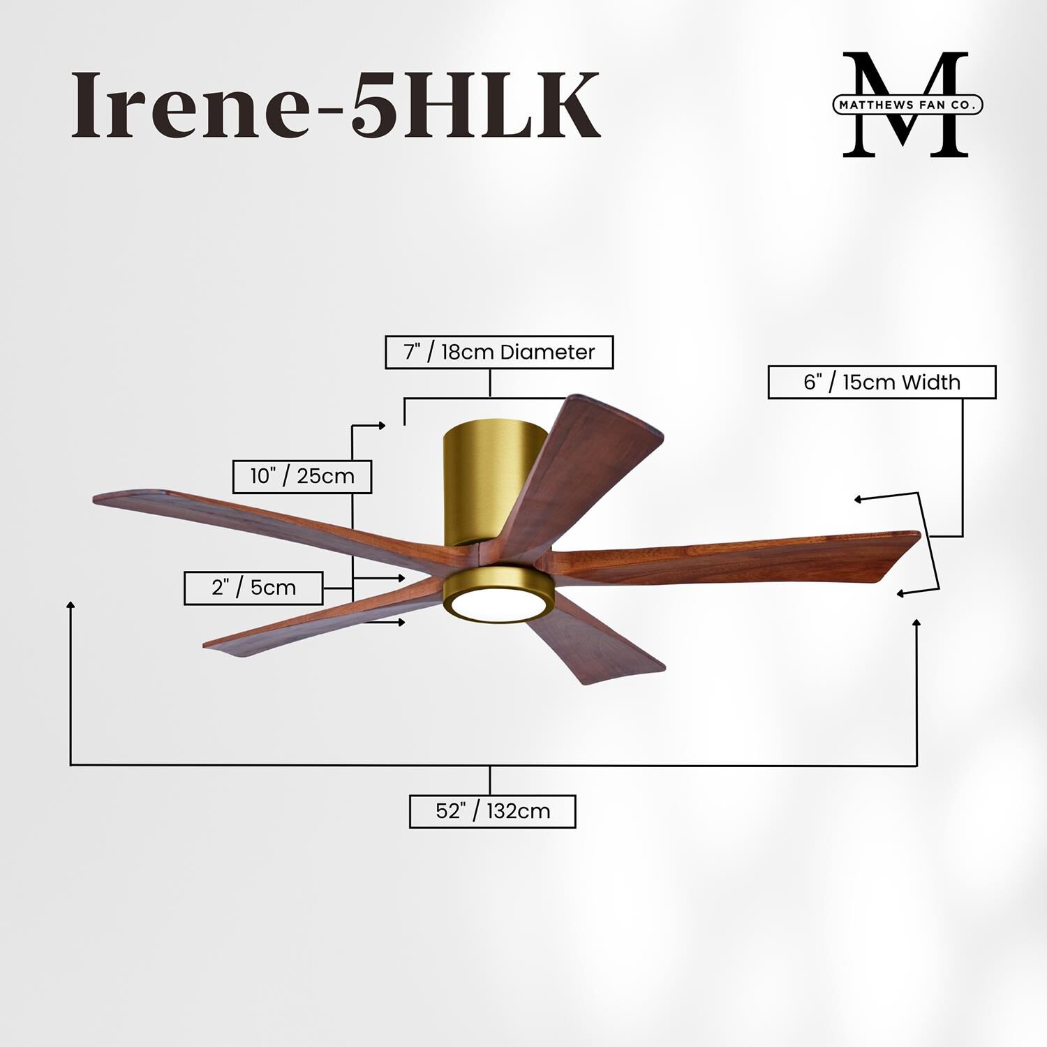 Shown in Brushed Brass finish