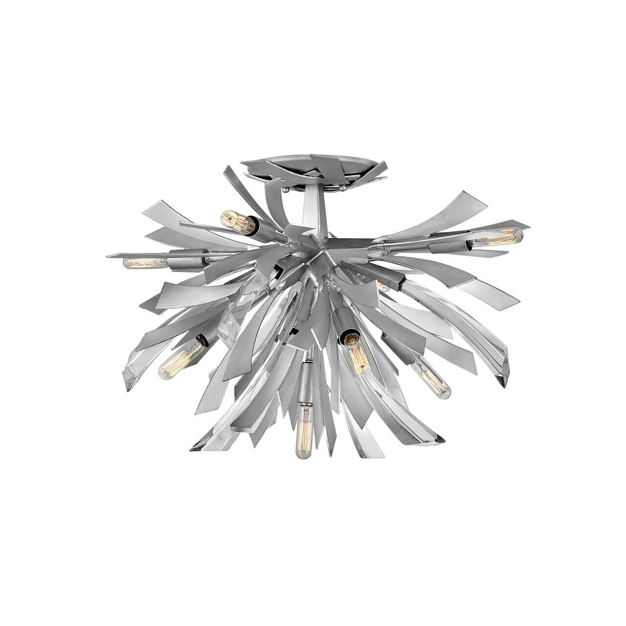 Vida 24 Inch 9 Light Semi Flush Mount by Fredrick Ramond
