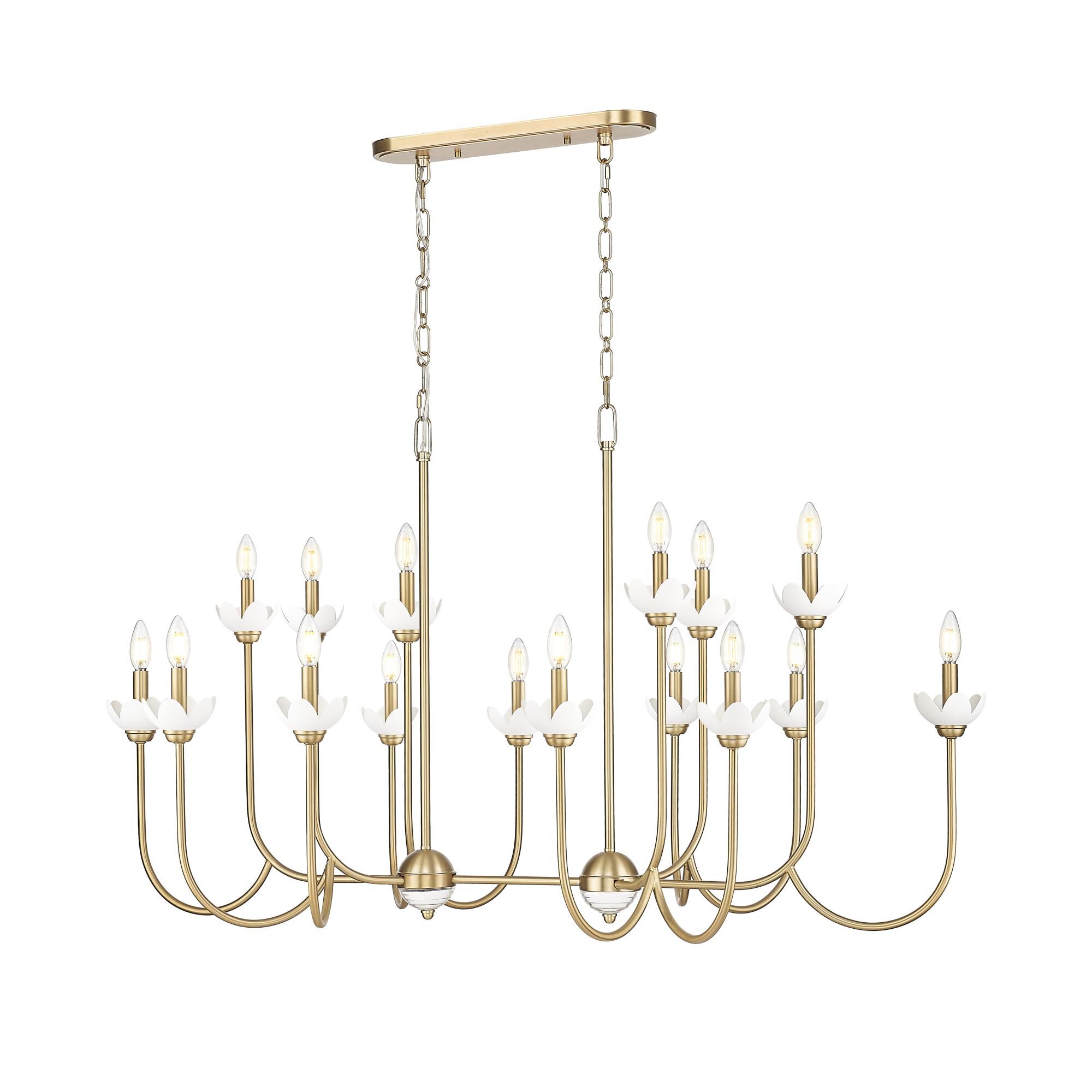 Shown in Modern Gold finish and Clear Ribbed glass and Clear Ribbed shade