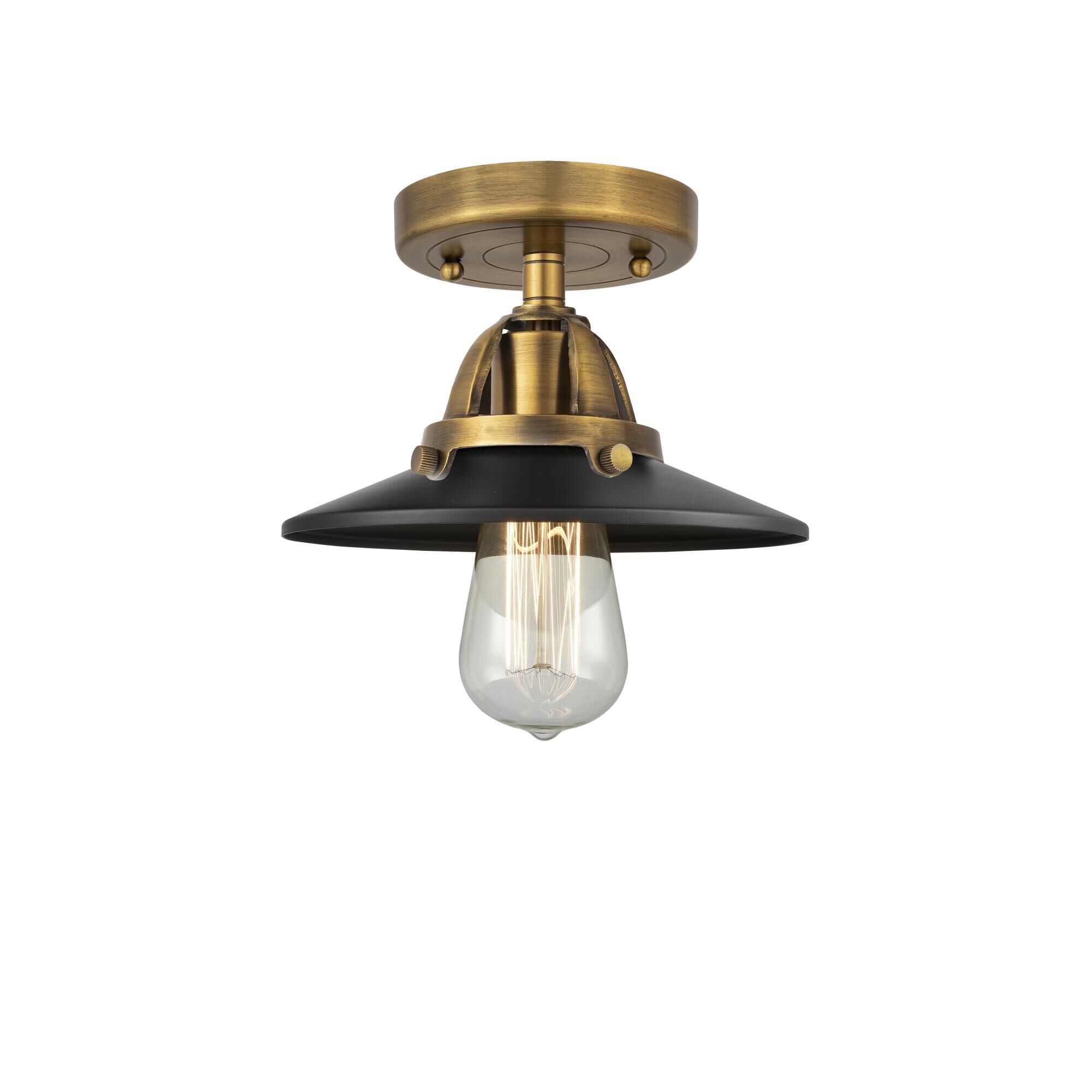 Bruno Marashlian Railroad 8 Inch 1 Light Semi Flush Mount by Innovations Lighting