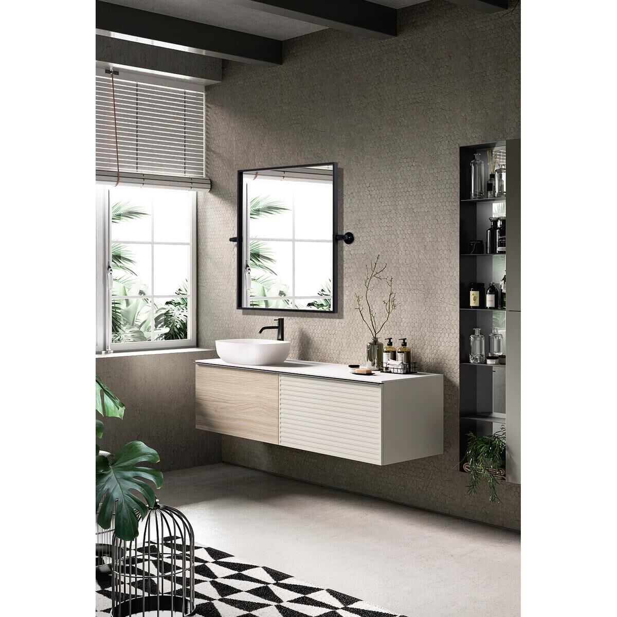 Shown in Black finish