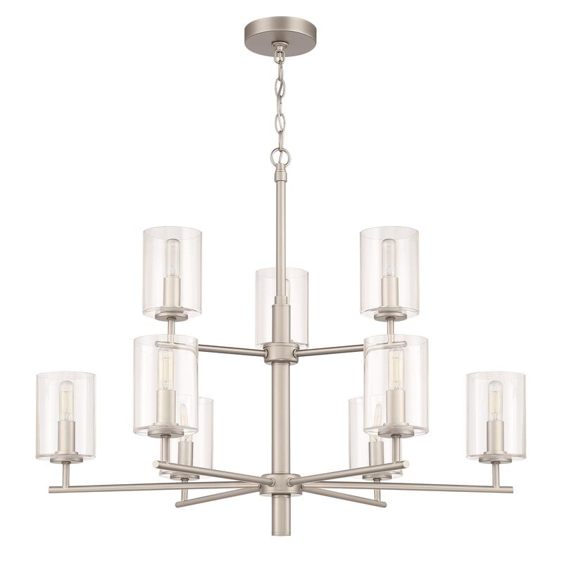 Hailie 32 Inch 9 Light Chandelier by Craftmade