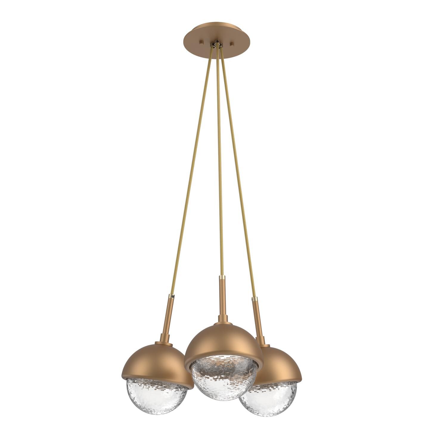 Levi Wilson Cabochon 13 Inch Multi Pendant Light by Hammerton Studio