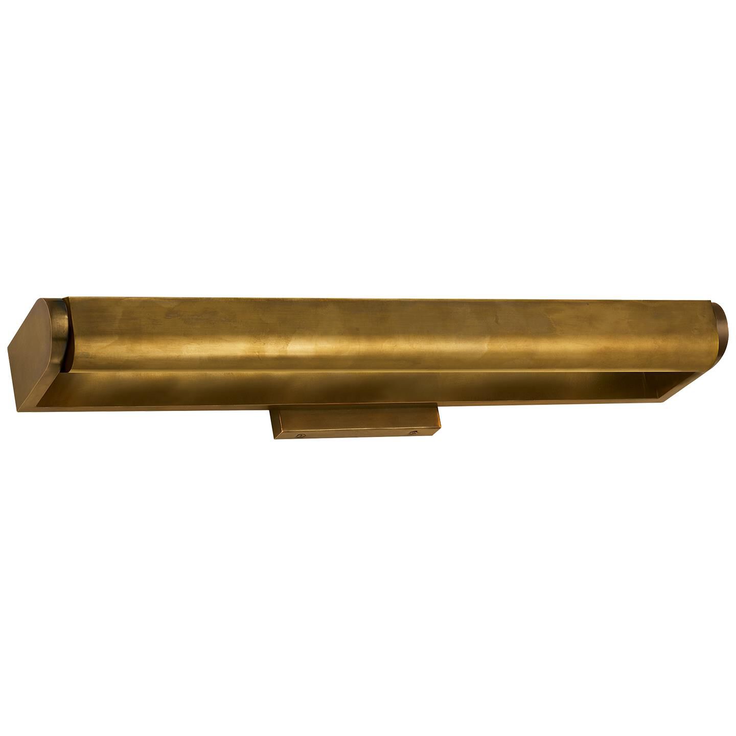 Shown in Hand-Rubbed Antique Brass finish and No Glass  glass and NO Shade  shade