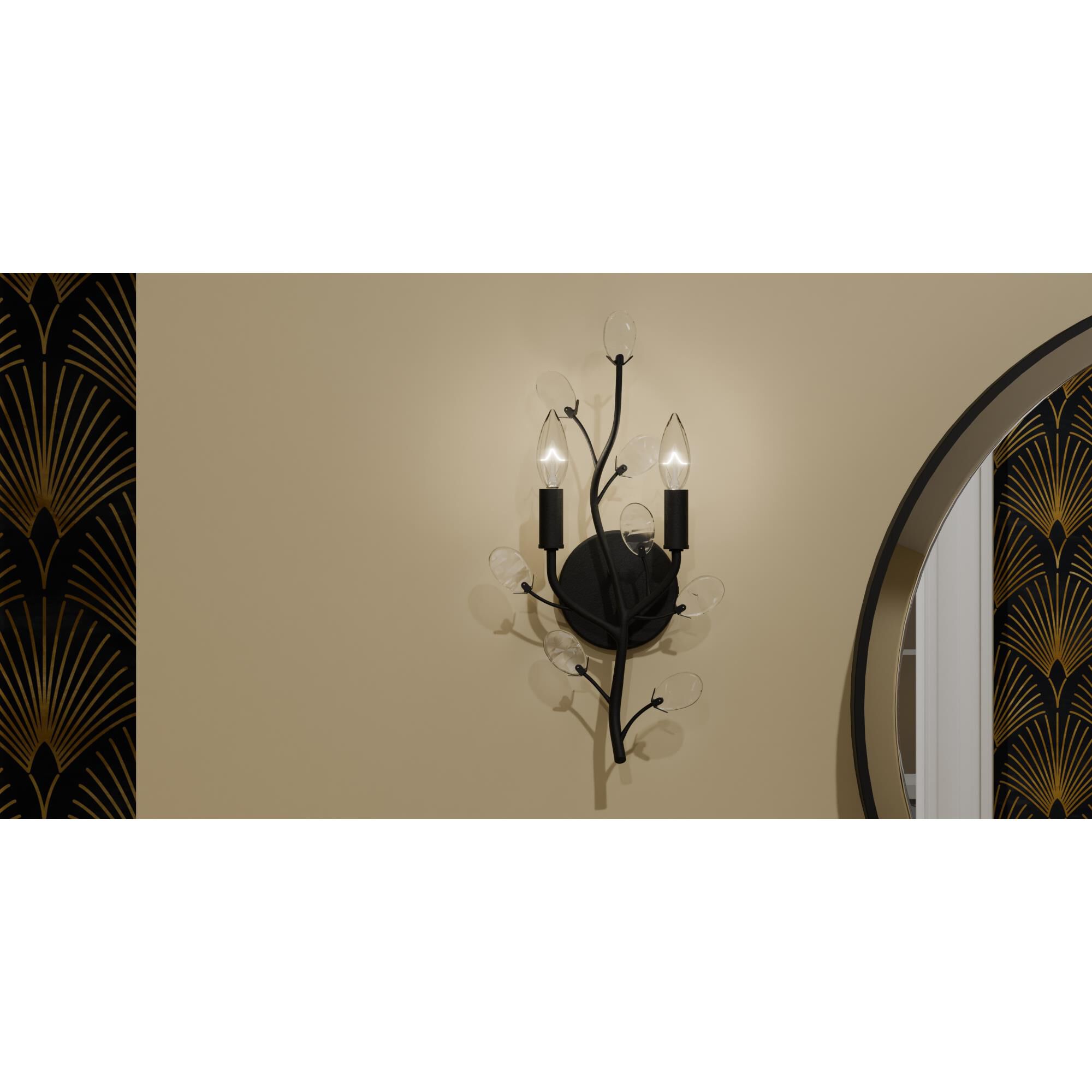Heiress 9 Inch Wall Sconce by Quoizel