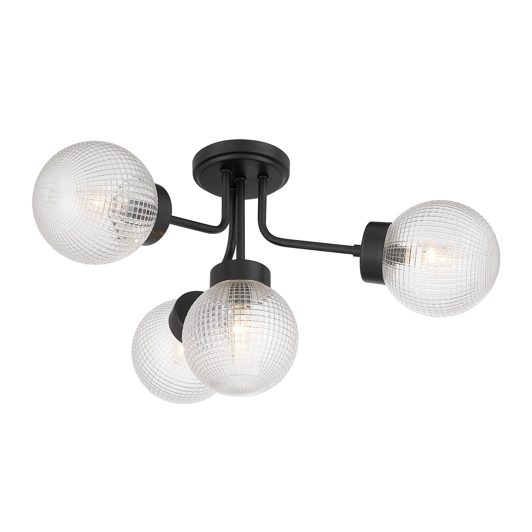 Coral 27 Inch Semi Flush Mount by Savoy House