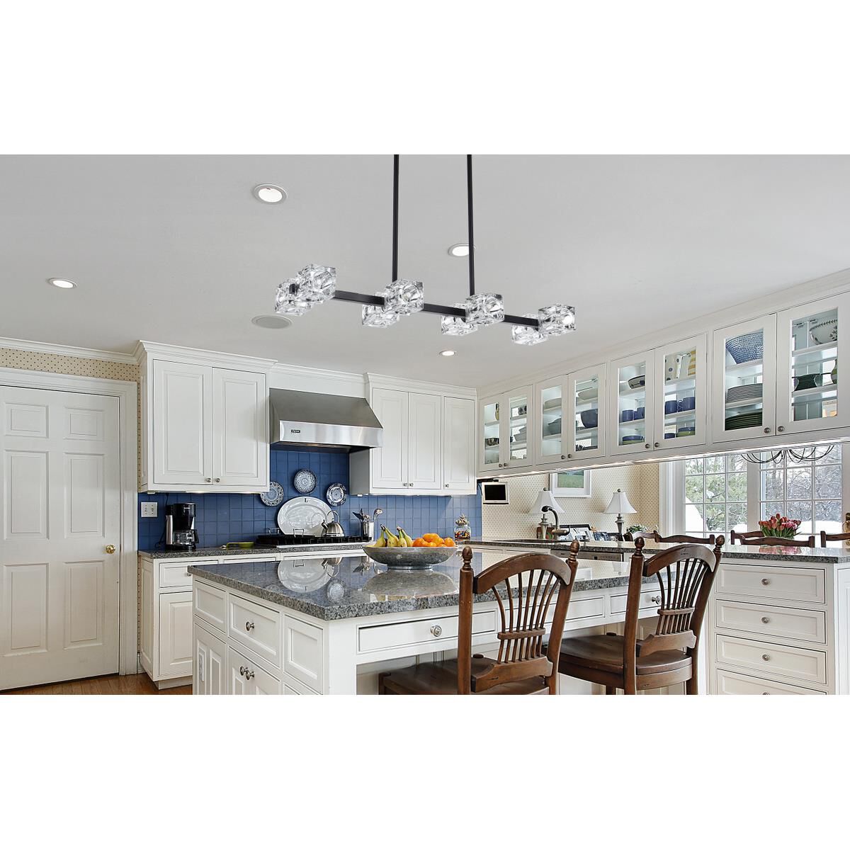 Lyra 30 Inch Linear Suspension Light by Elegant Lighting