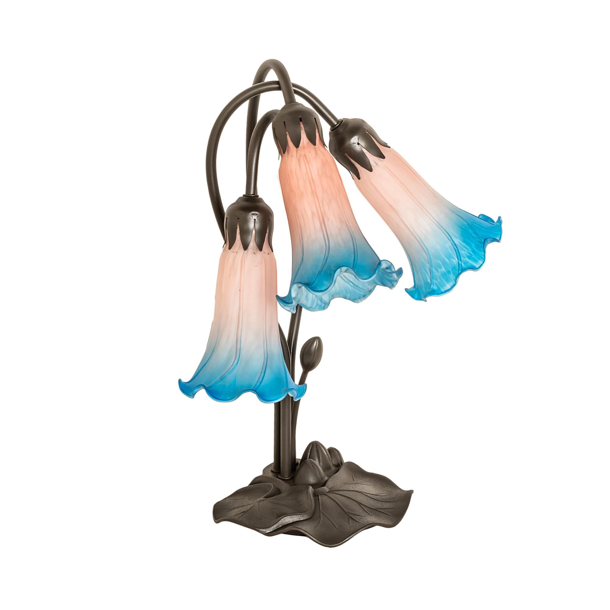 Pink and Blue 16 Inch Accent Lamp by Meyda Lighting