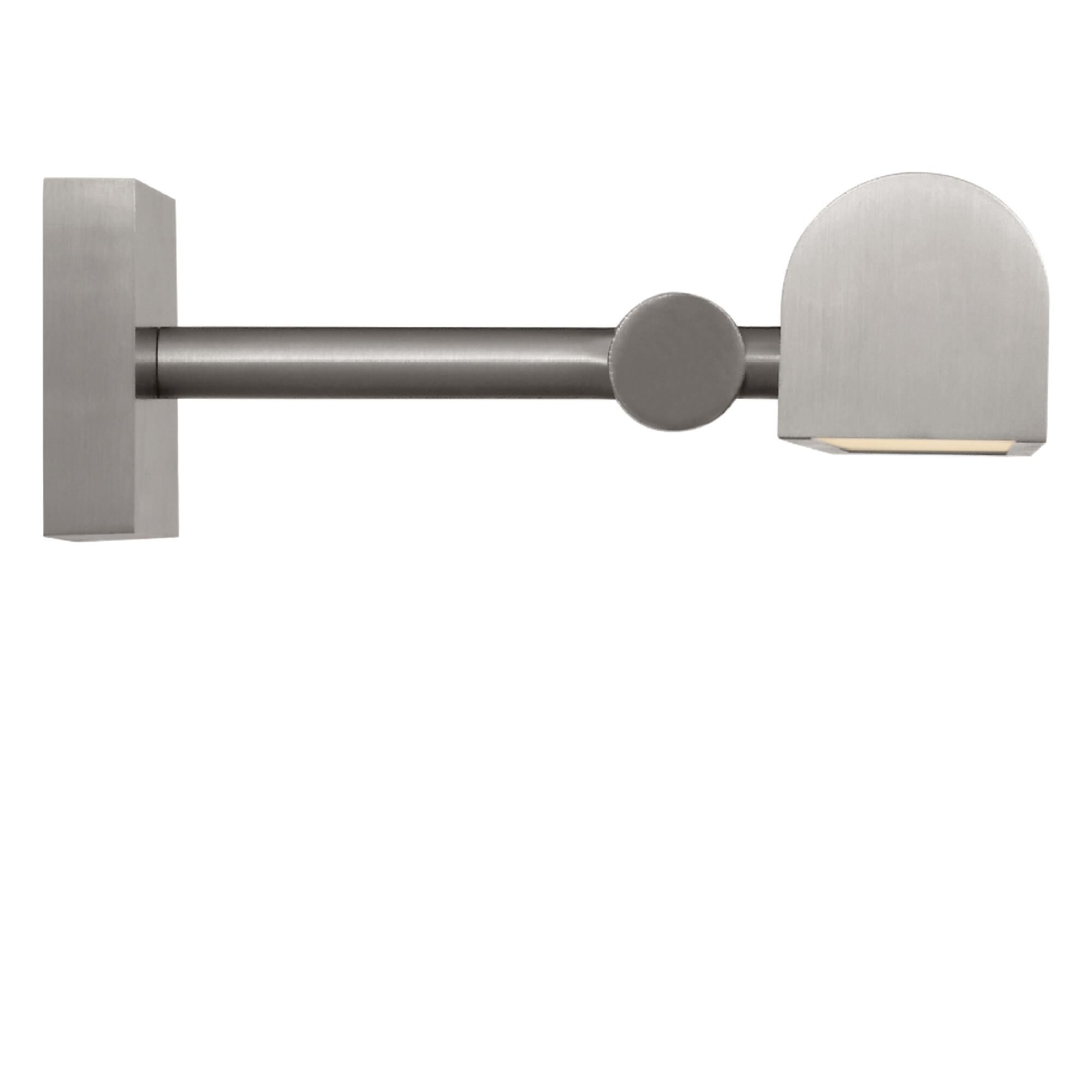 Shown in Brushed Nickel finish and White Acrylic Diffuser shade