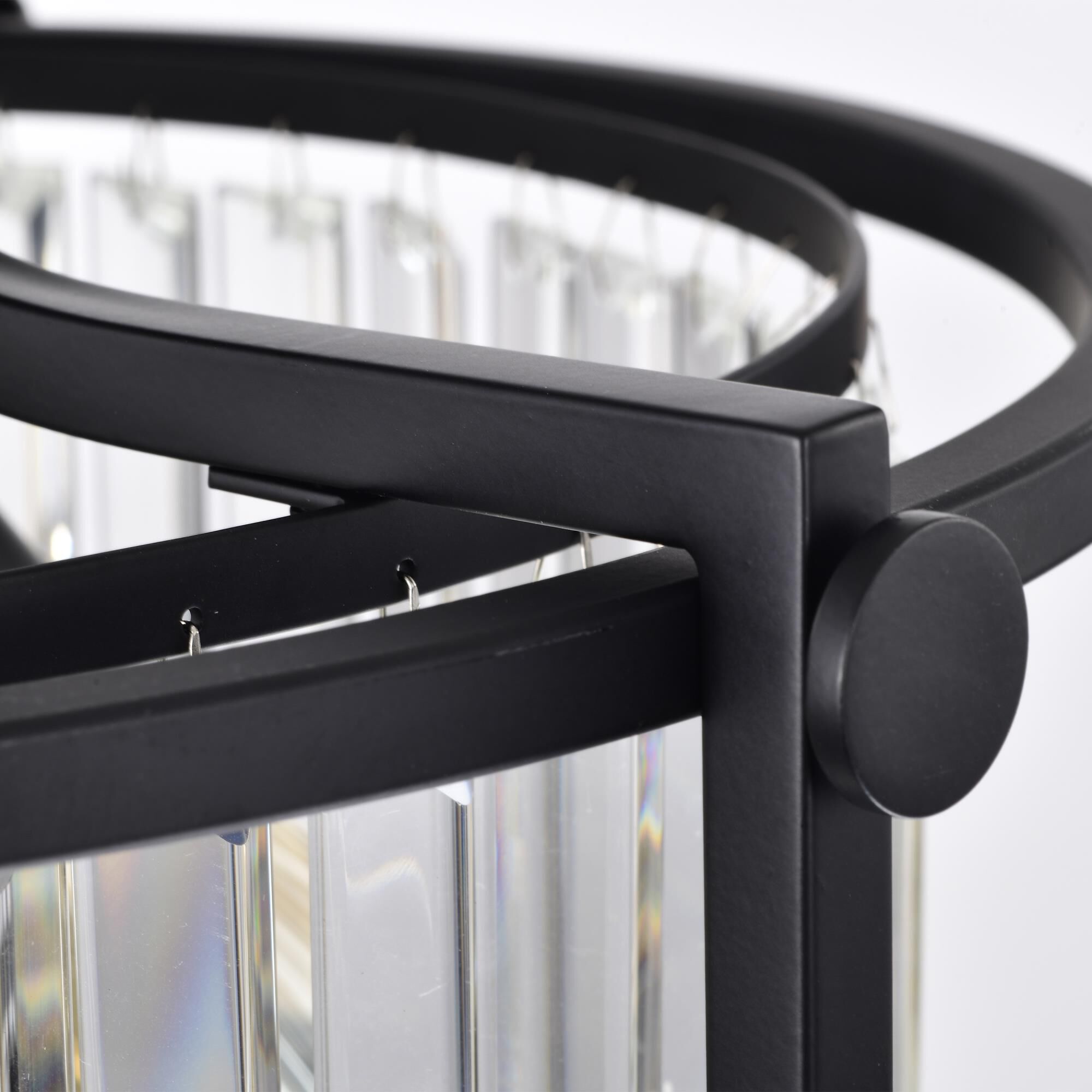 Krys 17 Inch 3 Light Semi Flush Mount by Nuvo Lighting