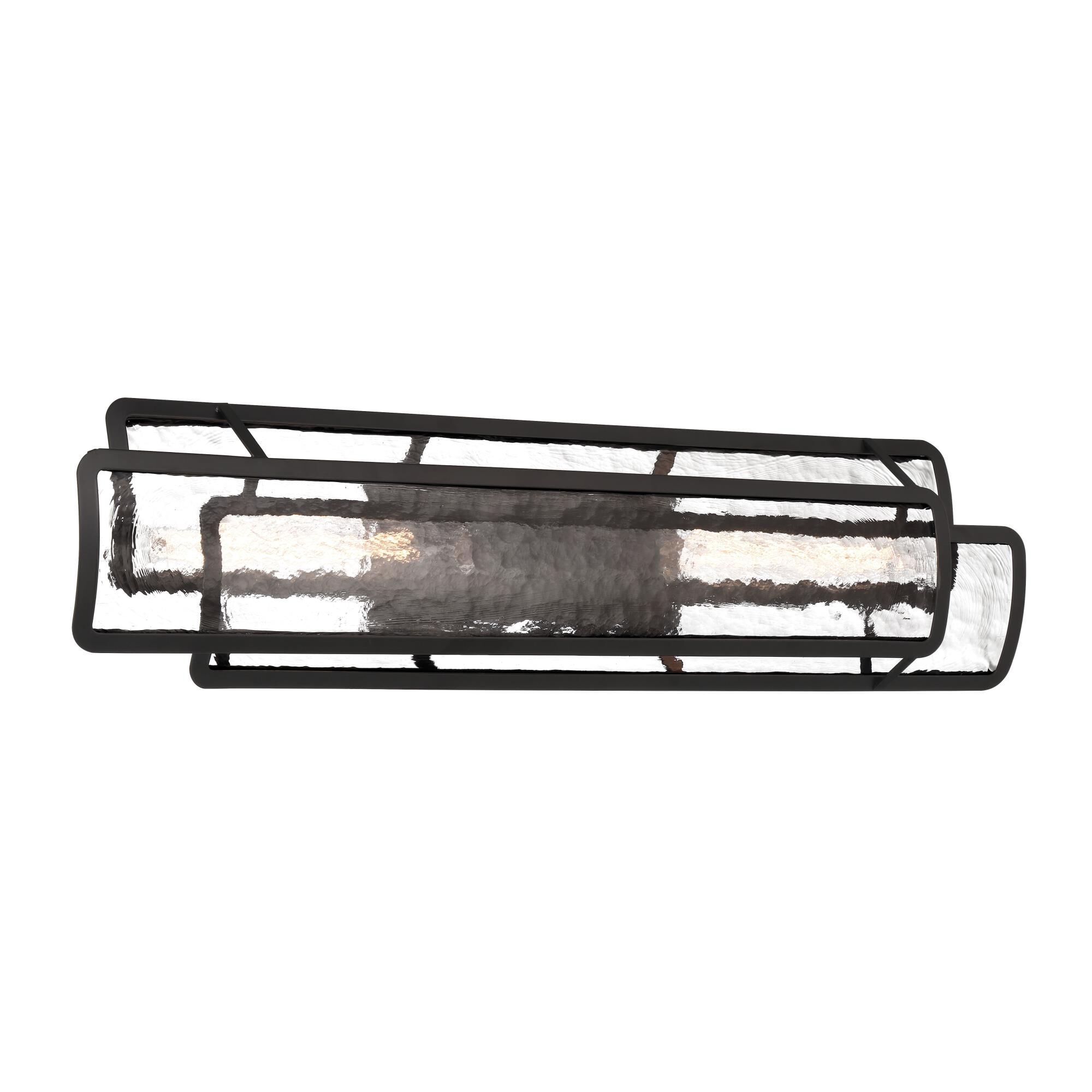 Shown in Coal finish and Clear Hand-Made glass