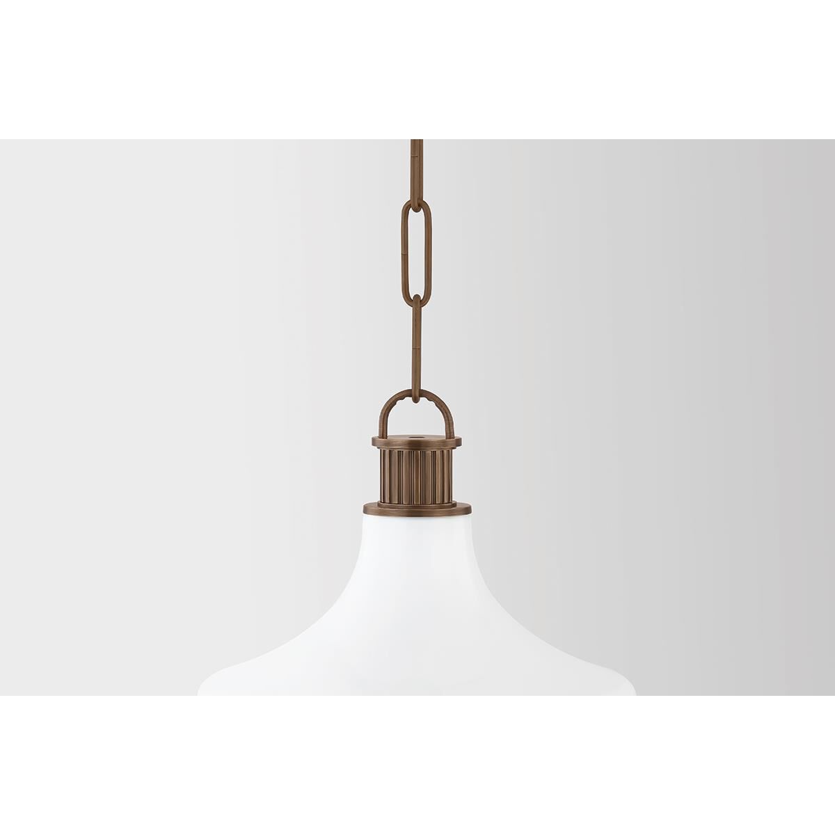 Shown in Historic Bronze finish and Opal Glossy glass