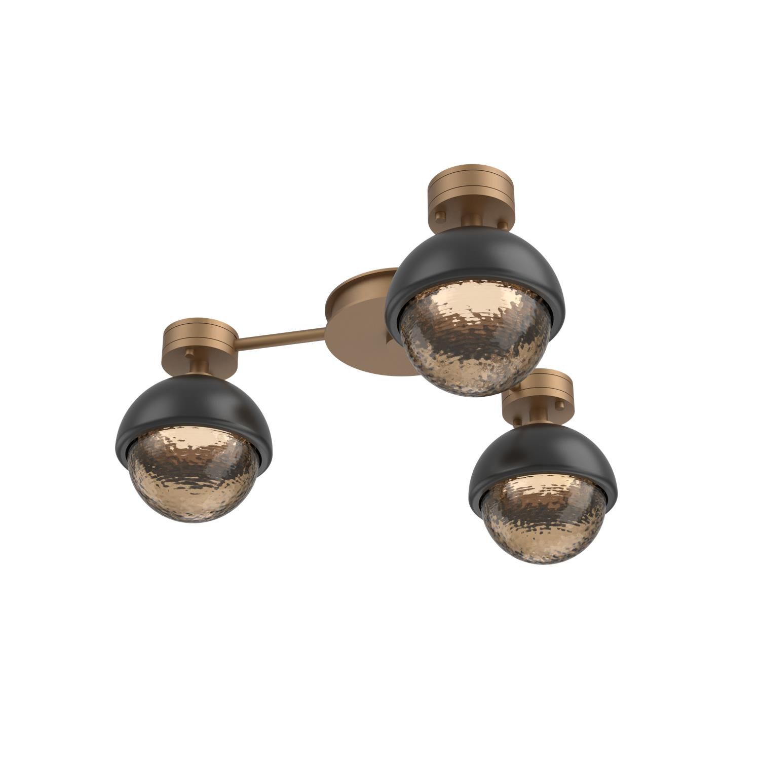 Levi Wilson Cabochon 23 Inch Flush Mount by Hammerton Studio