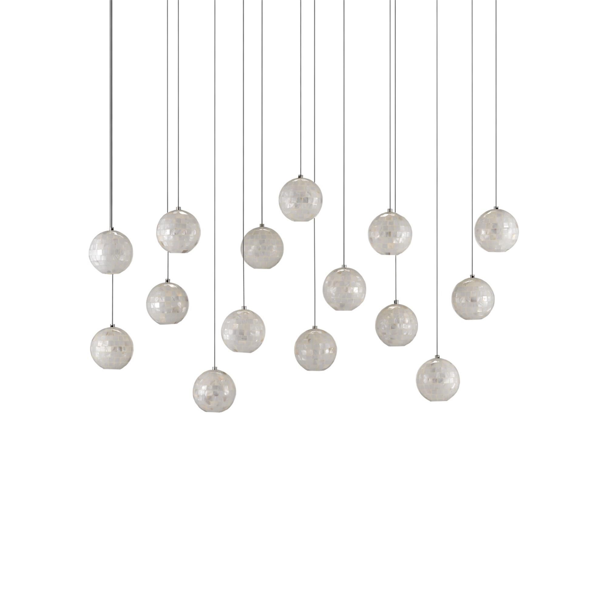 Finhorn 48 Inch 15 Light LED Multi Light Pendant,