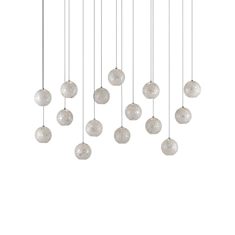Finhorn 48 Inch 15 Light LED Multi Light Pendant by Currey and Company
